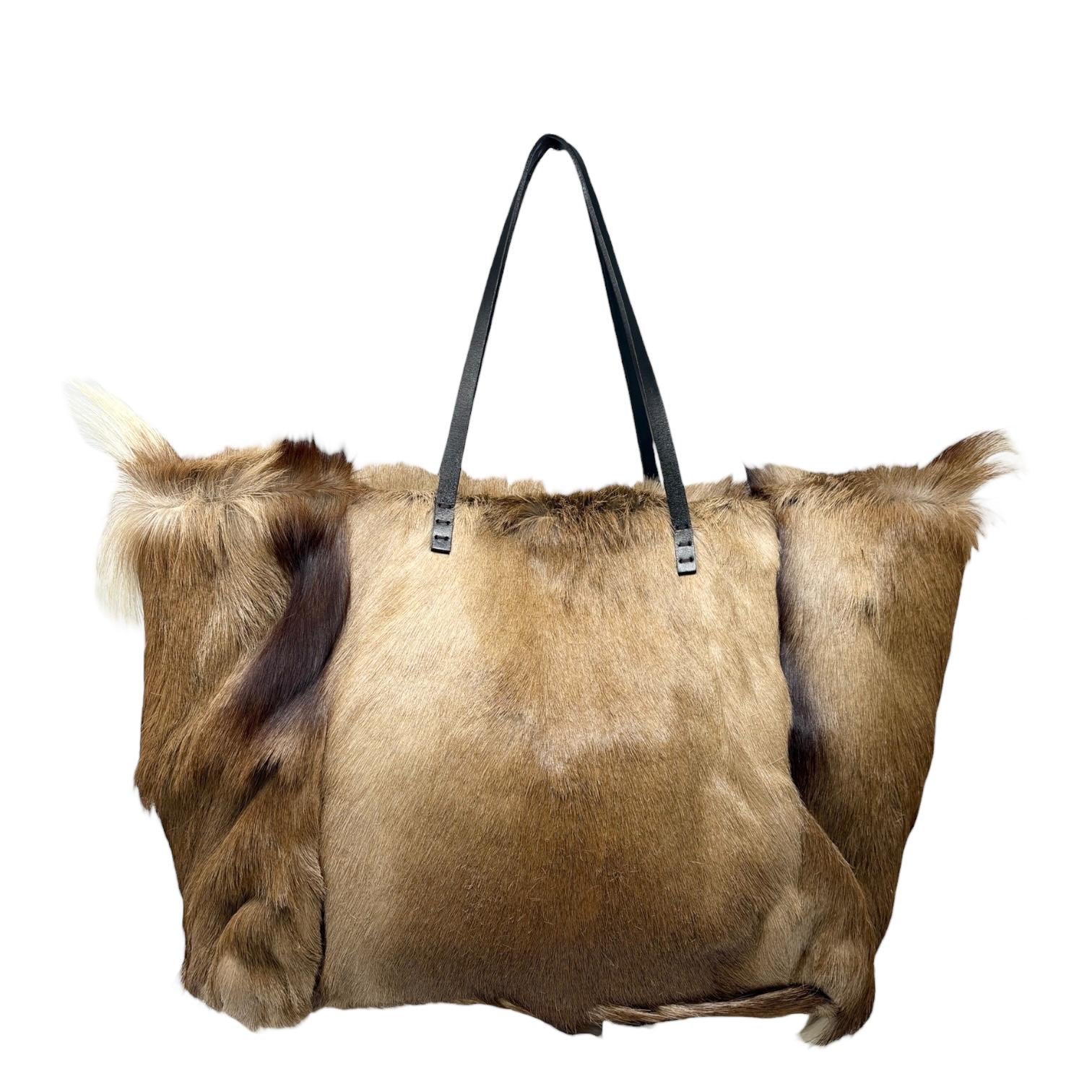 Fendi Fur Shoulder Tote - Image 2