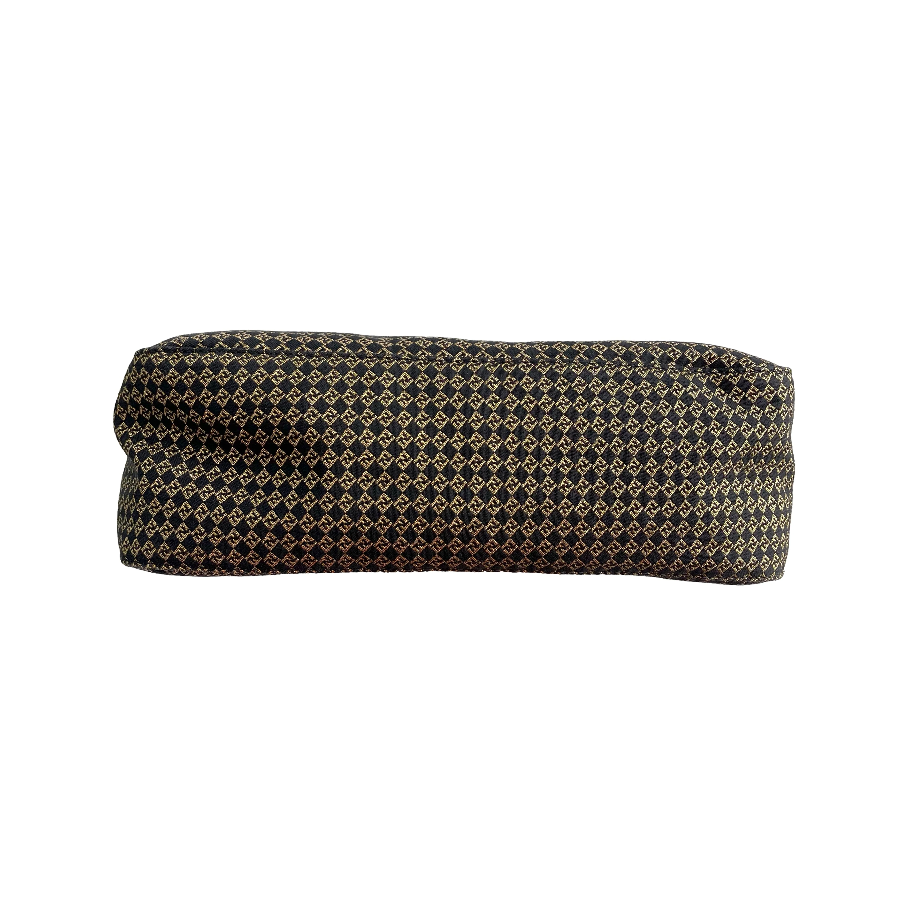 Fendi Gold Logo Baguette - Image 4