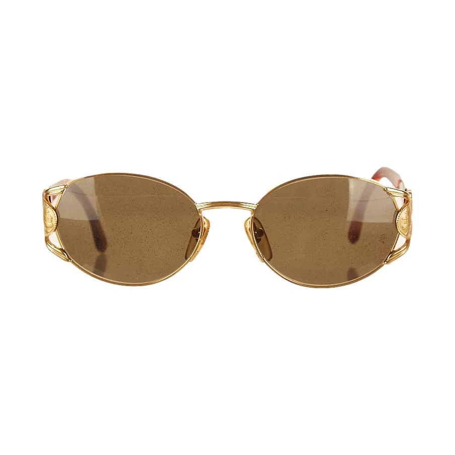 Fendi Gold Logo Sunglasses - Image 2