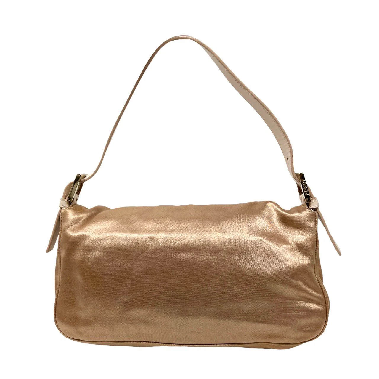 Fendi Gold Rhinestone Baguette - Image 2