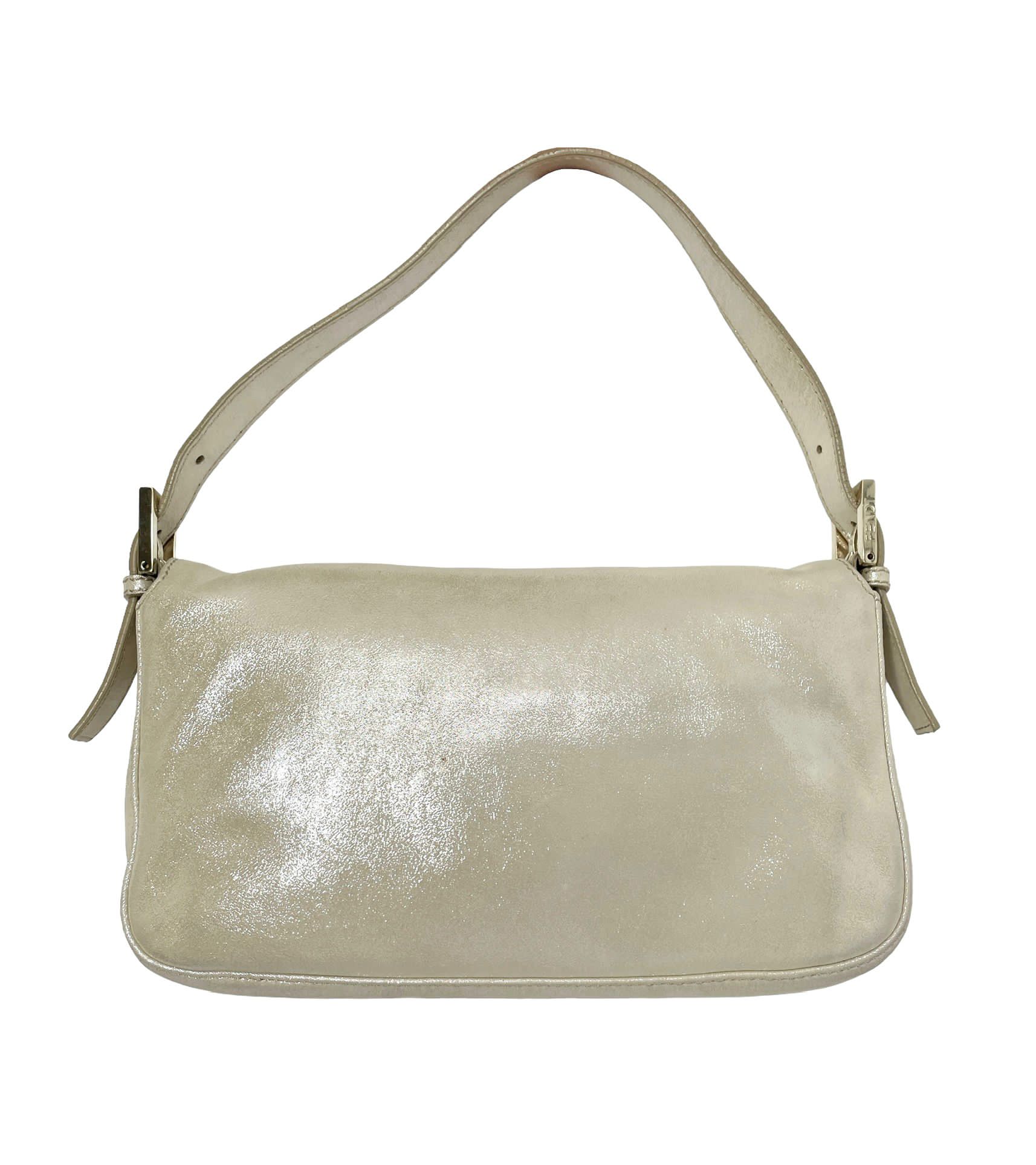 Fendi Gold Rhinestone Baguette - Image 2
