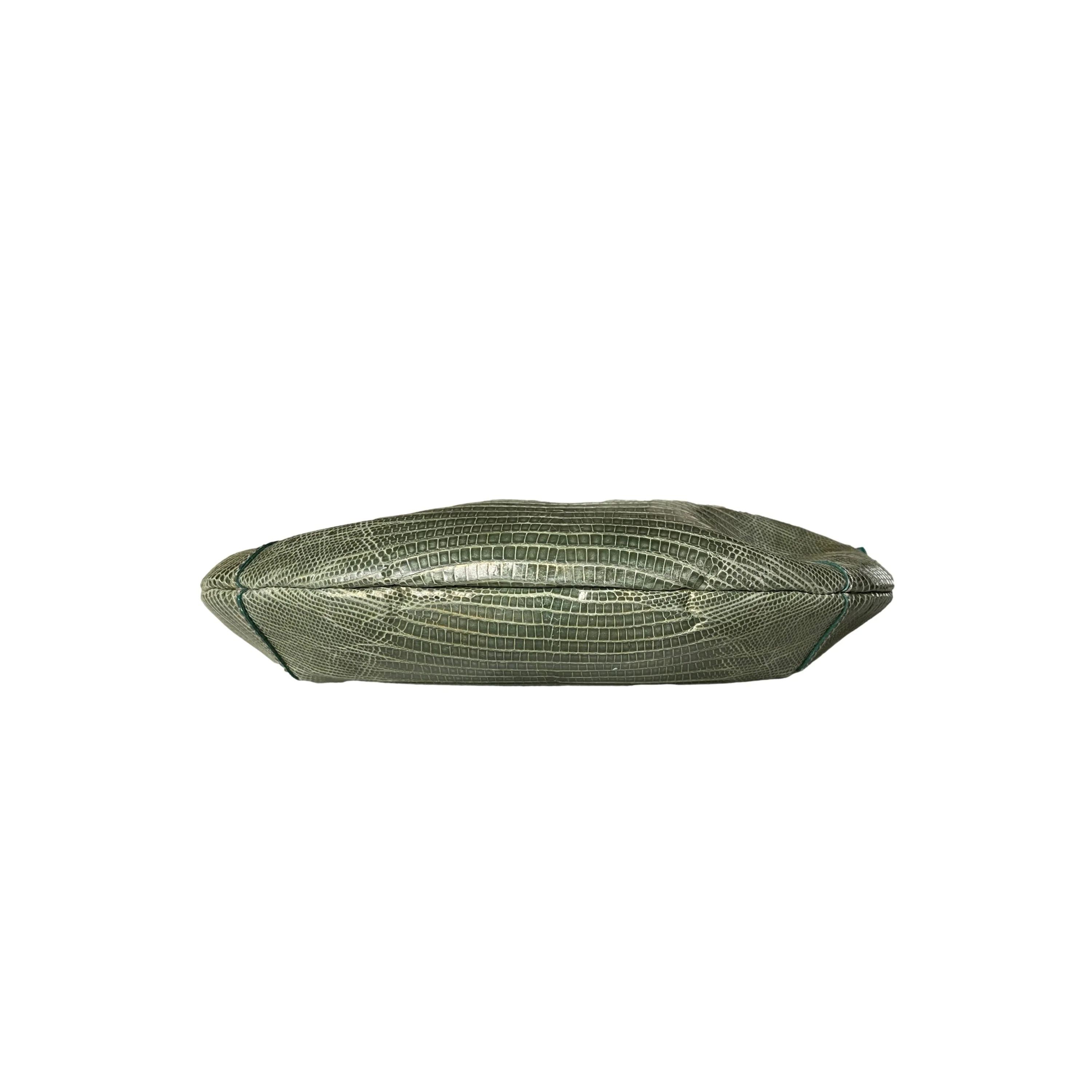 Fendi Green Lizard Mini Shoulder Bag - Image 3