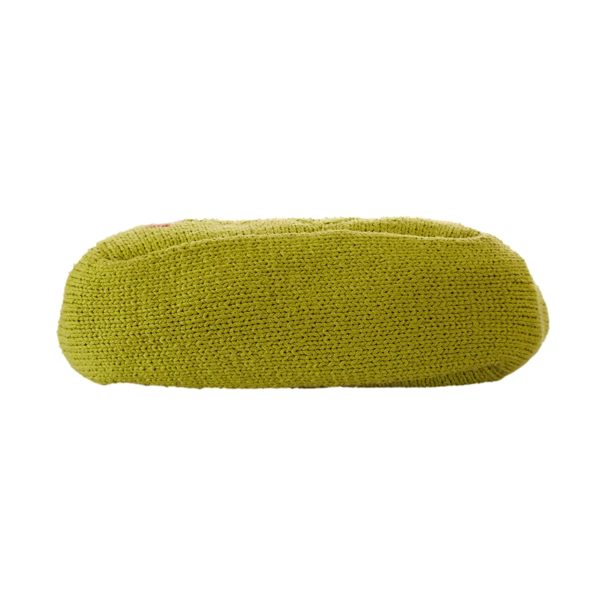 Fendi Green Floral Crochet Jumbo Shoulder Bag - Image 3