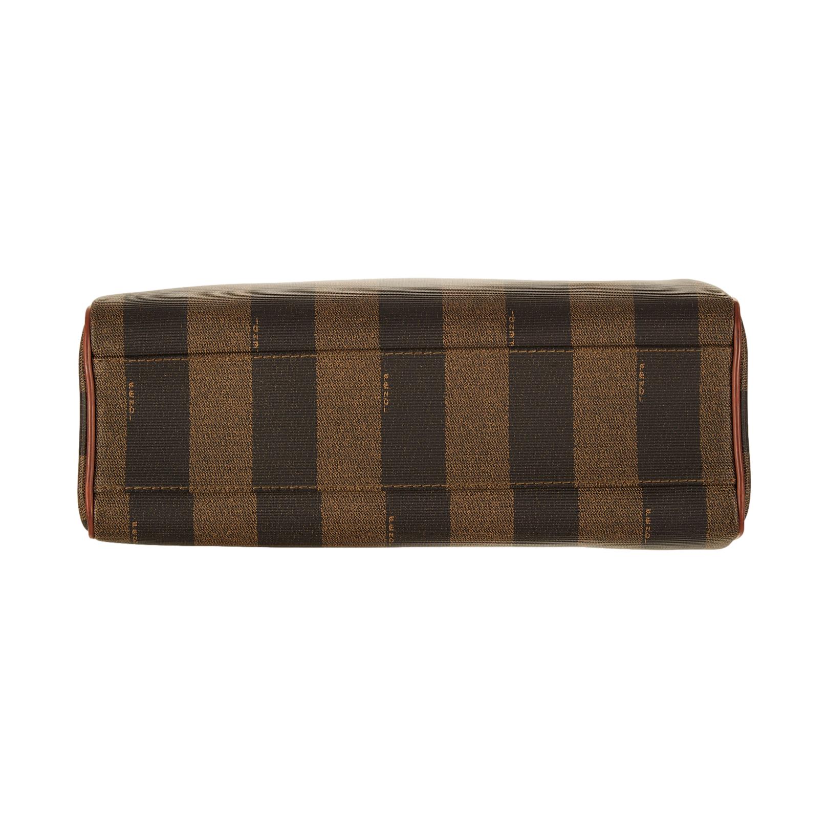 Fendi Brown Striped 2way Bag - Image 3