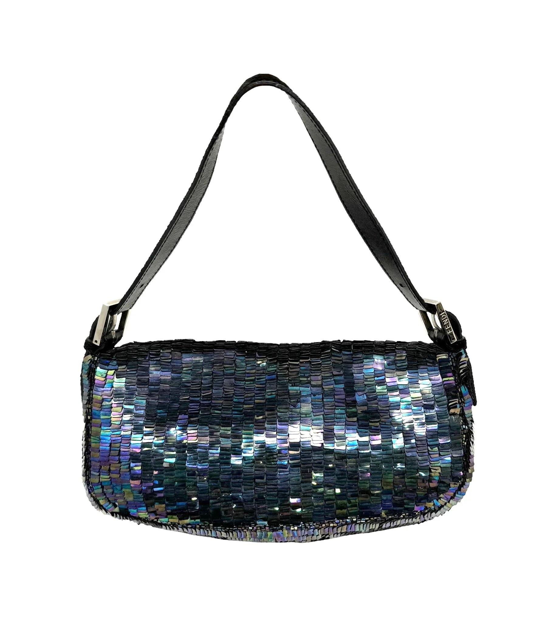 Fendi Iridescent Sequin Baguette - Image 2