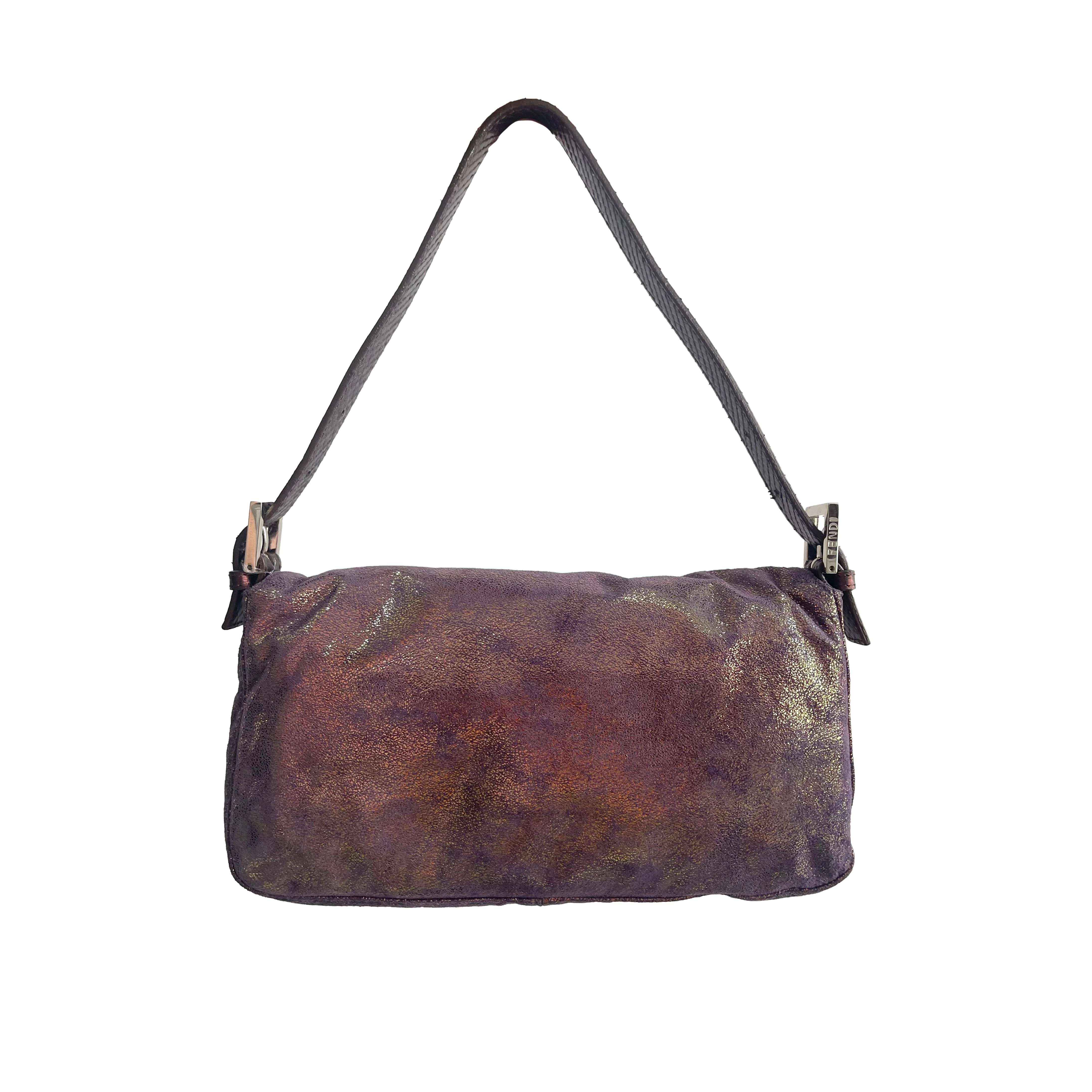 Fendi Iridescent Snakeskin Baguette - Image 2