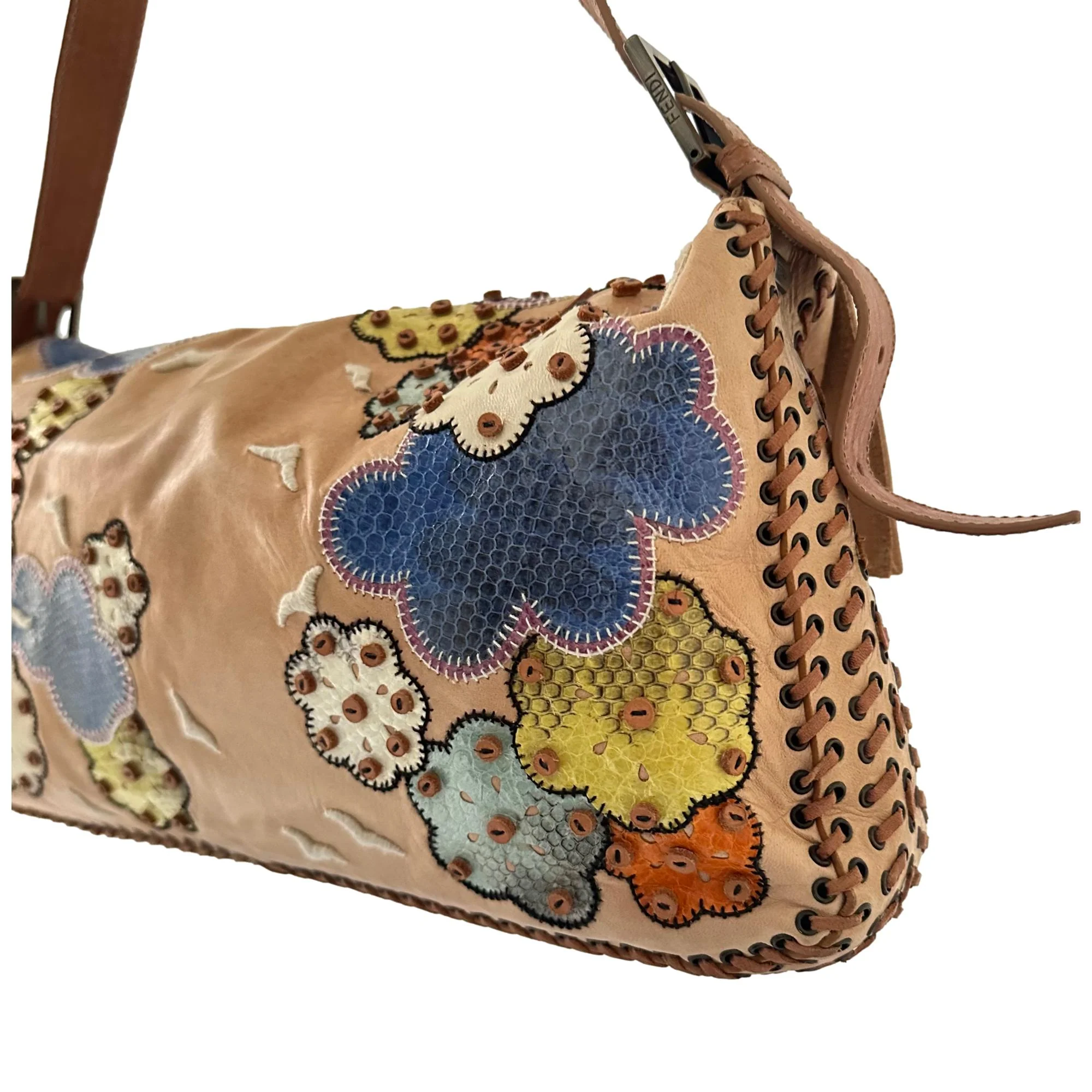 Fendi Jumbo Embroidered 2way Baguette - Image 3
