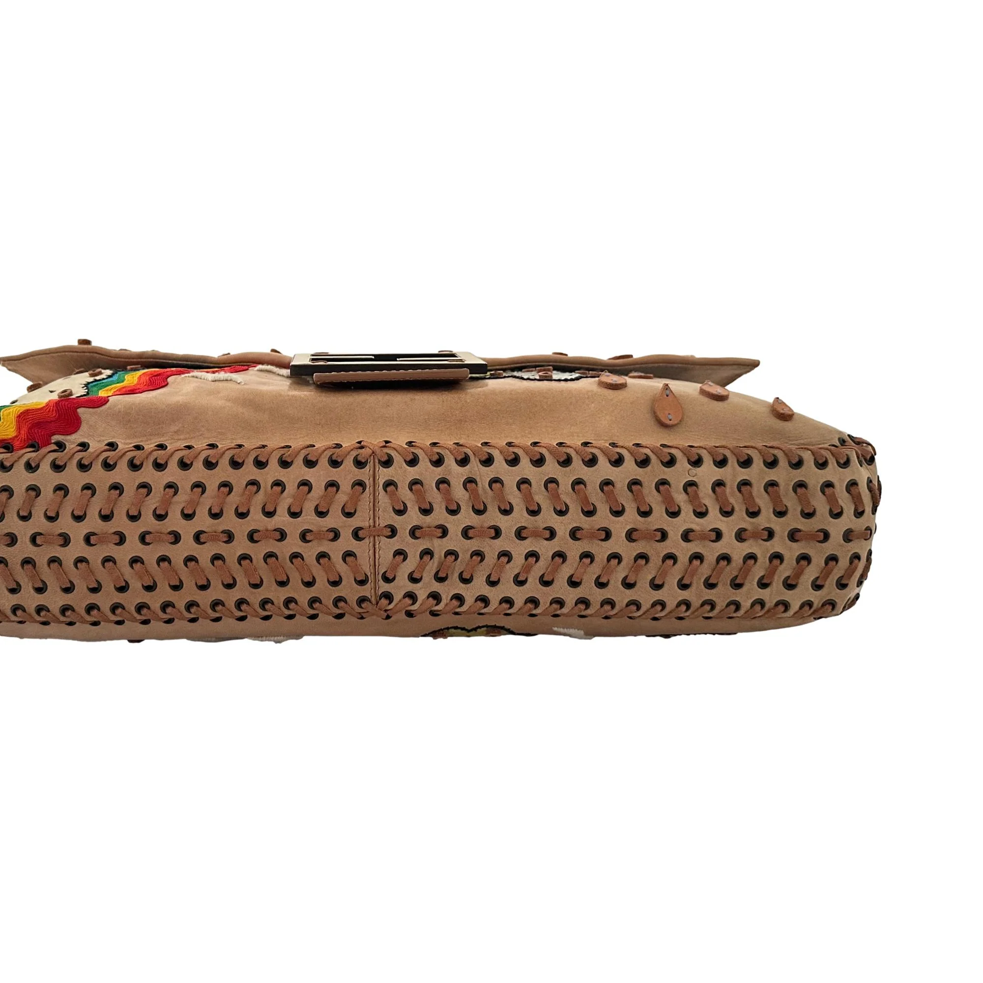 Fendi Jumbo Embroidered 2way Baguette - Image 6