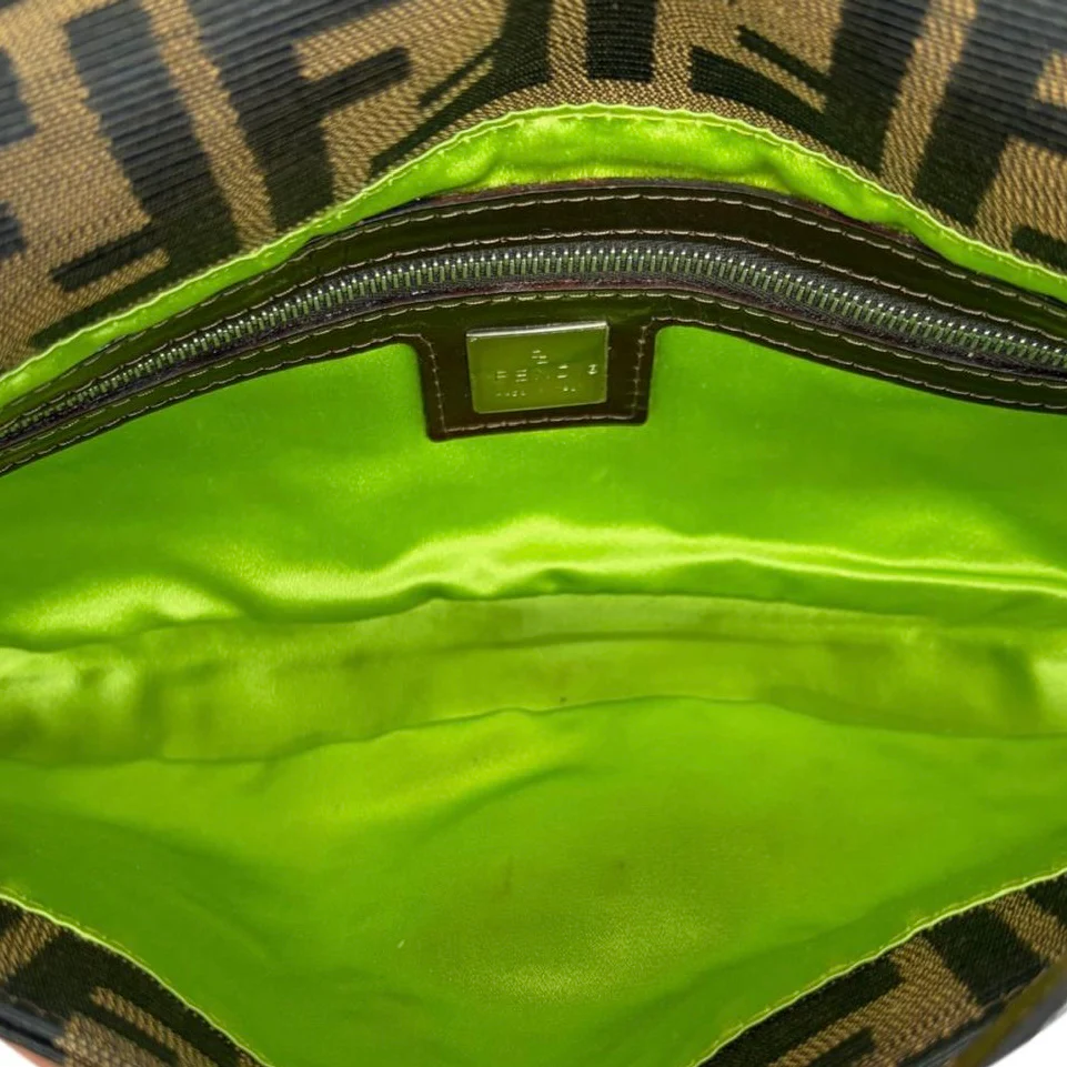 Fendi Logo Floral Baguette - Image 5