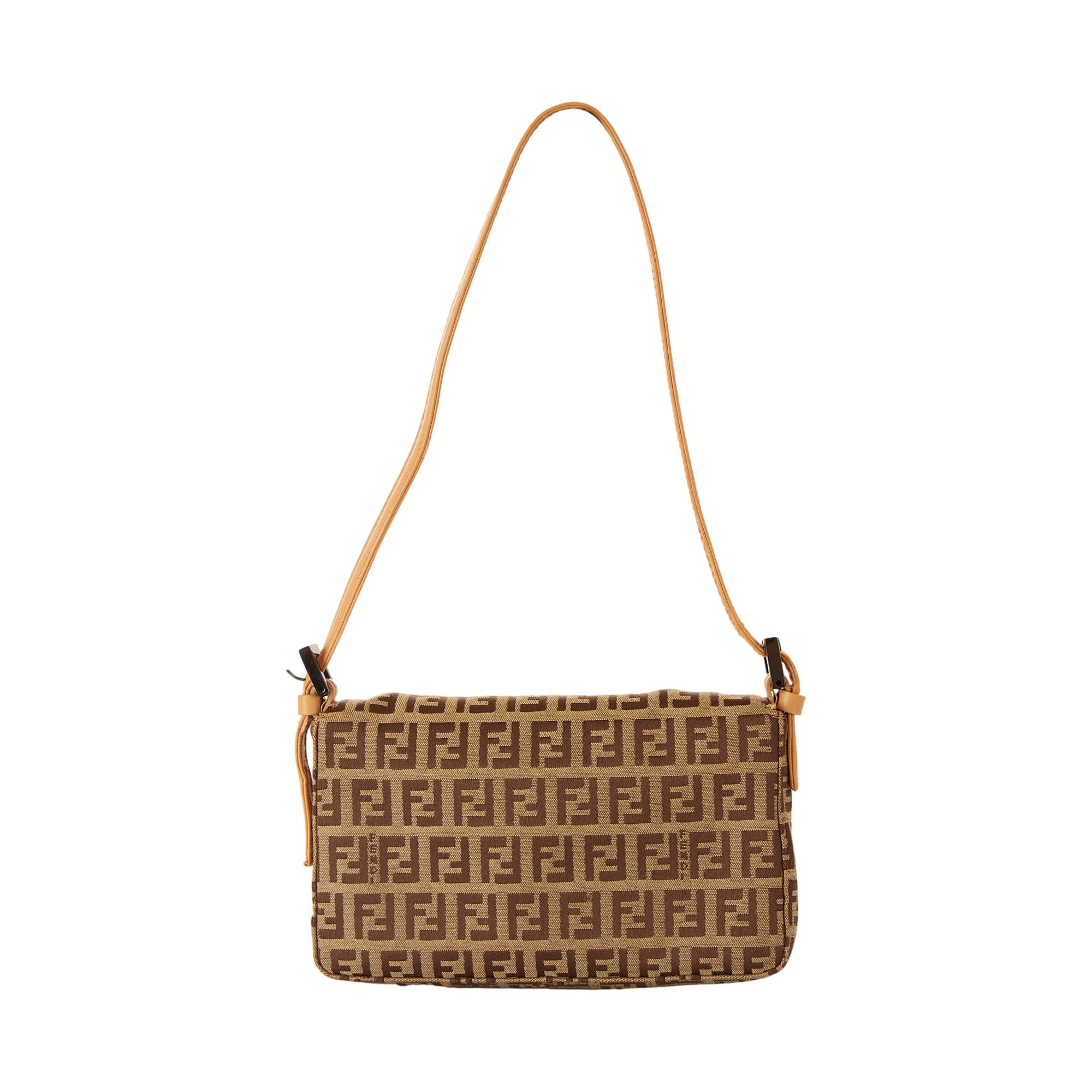 Fendi Brown Mini Baguette  Bag - Image 2