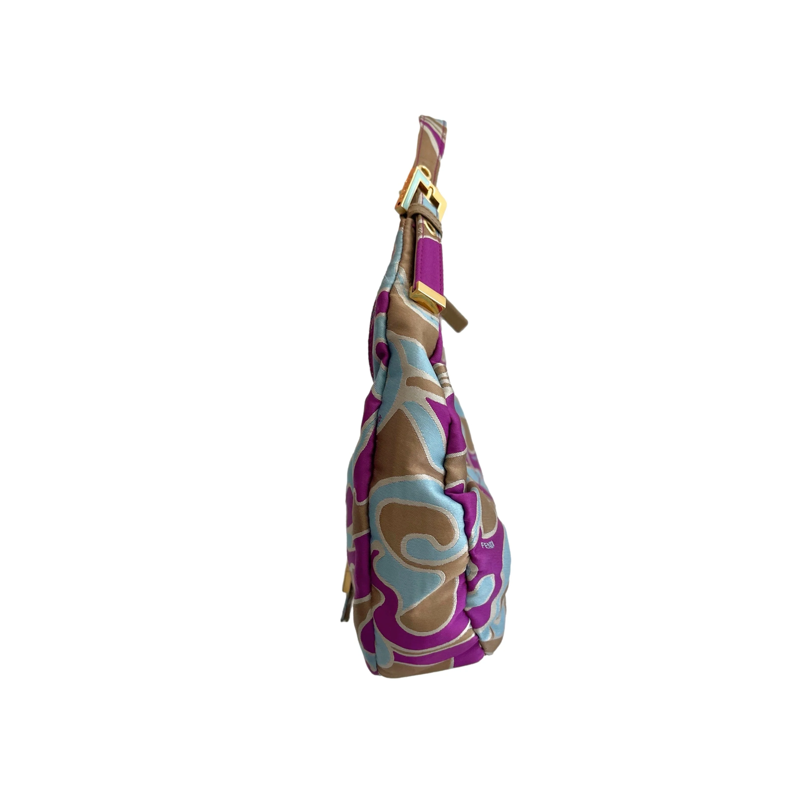 Fendi Multicolor Croissant Shoulder Bag - Image 3