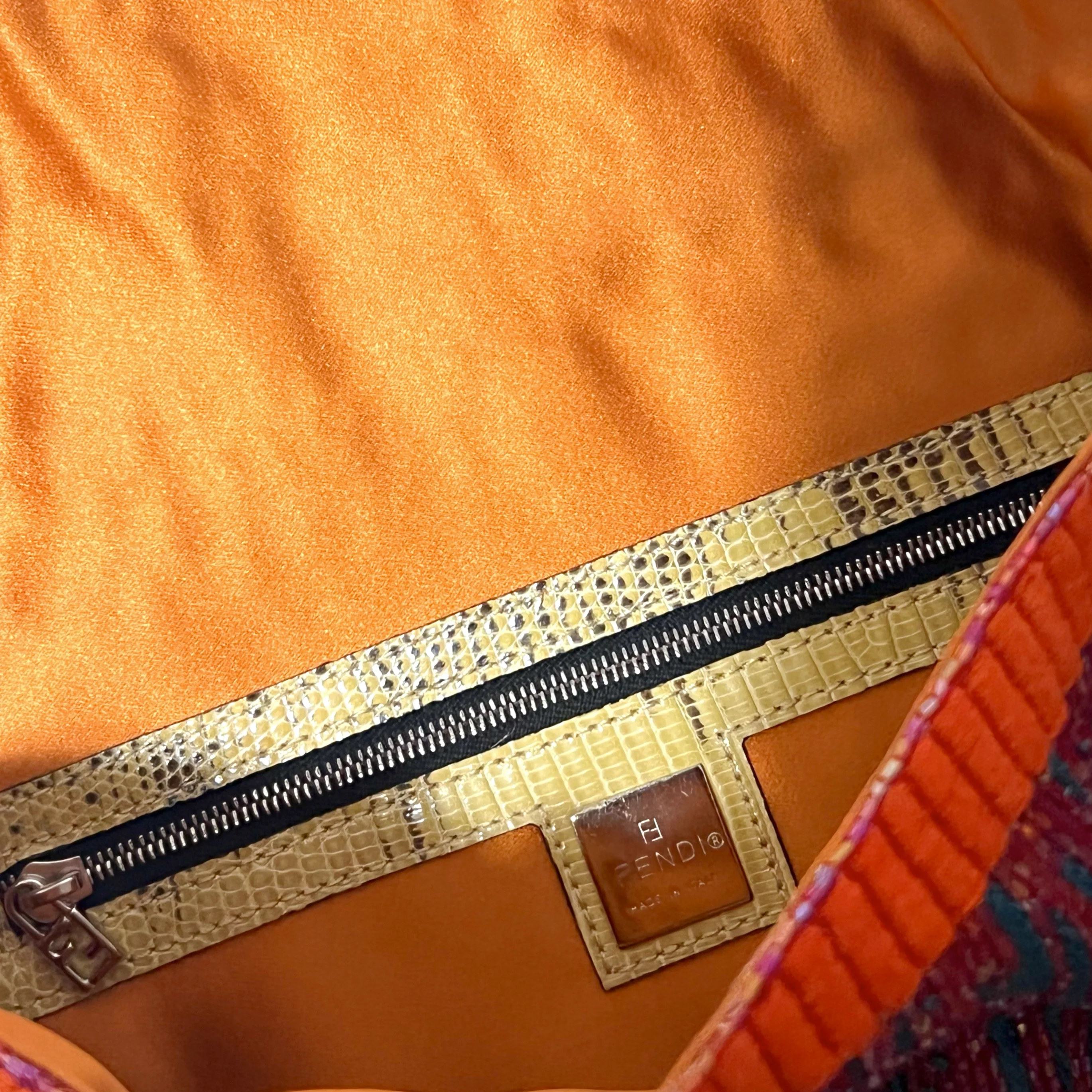 Fendi Multicolor Beaded Baguette Bag - Image 4