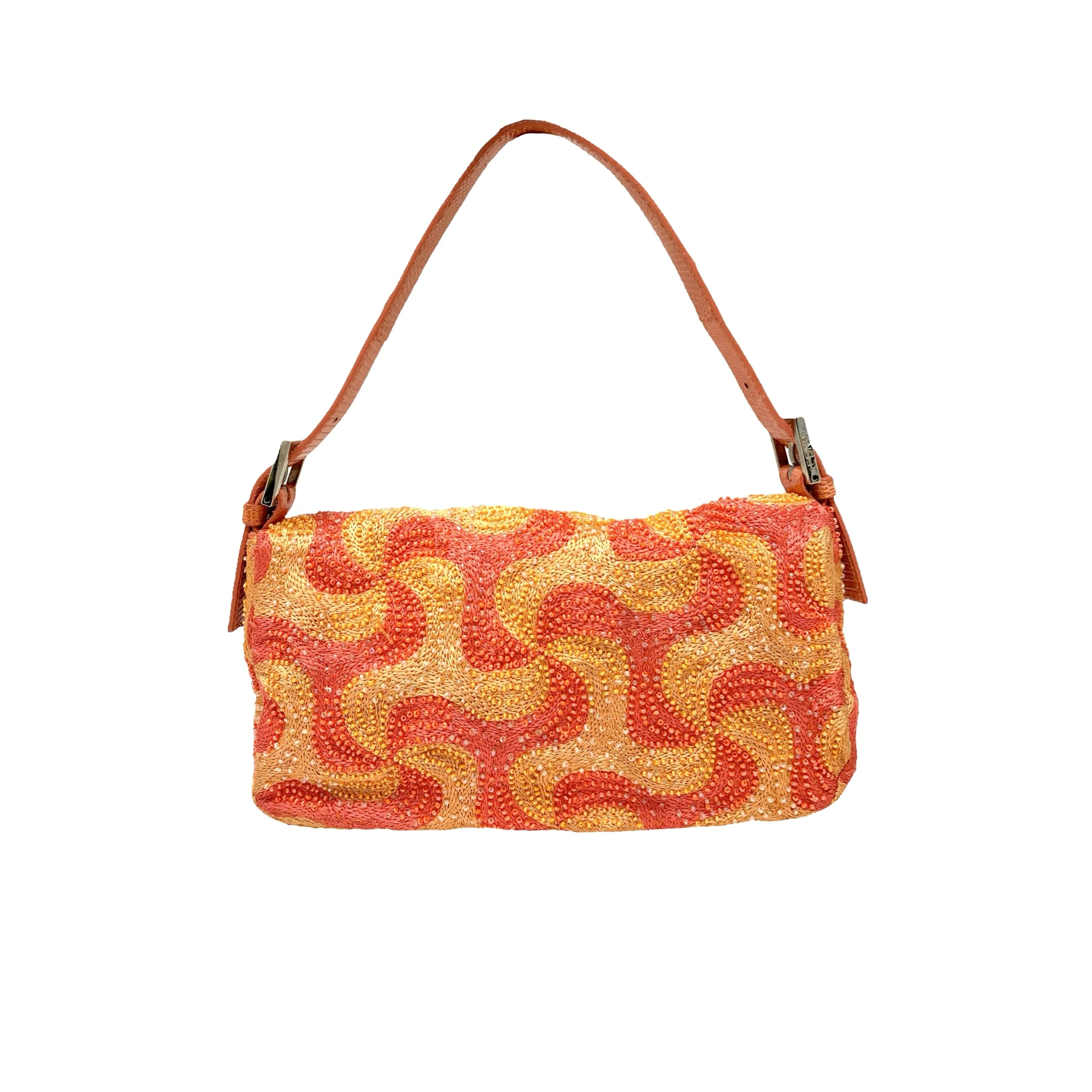 Fendi Multicolor Beaded Baguette Bag - Image 2