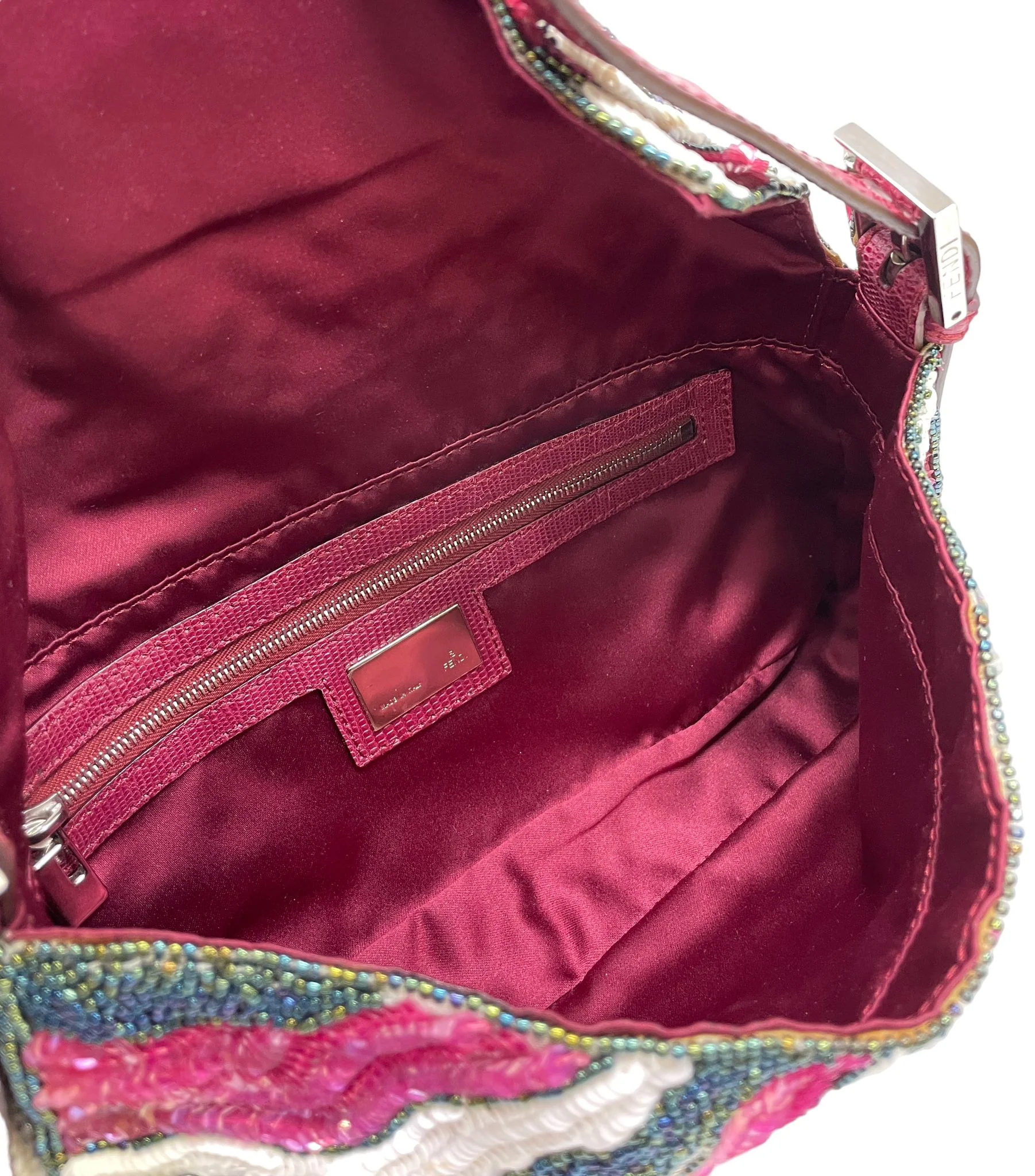 Fendi Sequin Beaded Baguette Bag - Image 3