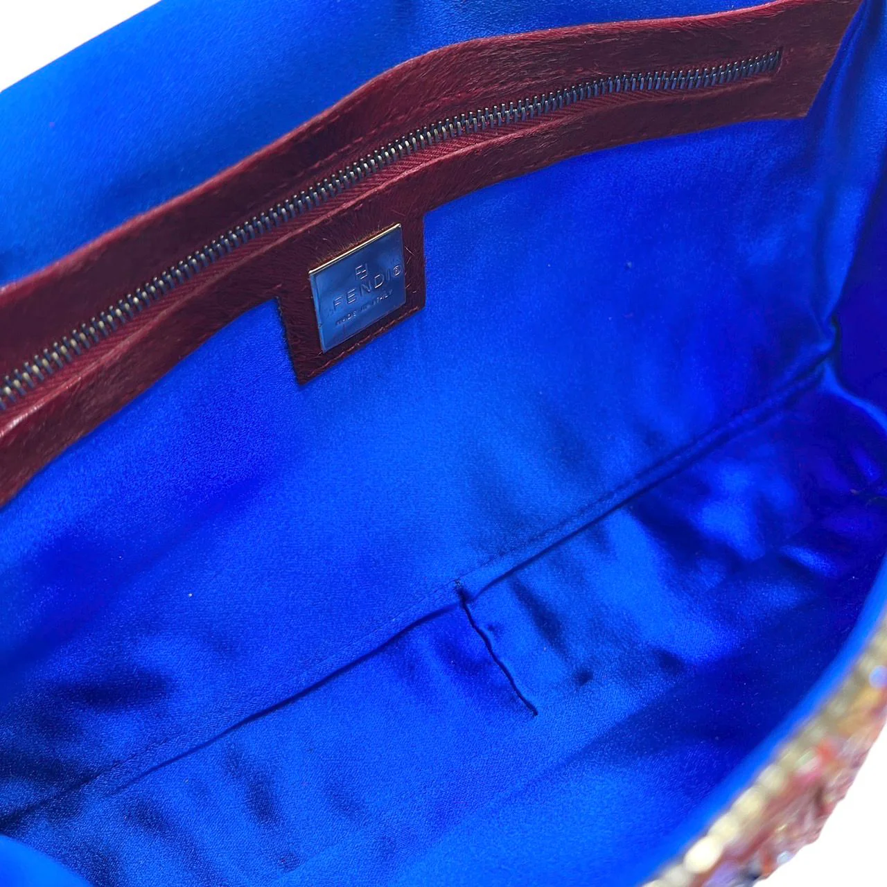 Fendi Multicolor Beaded Baguette Bag - Image 3