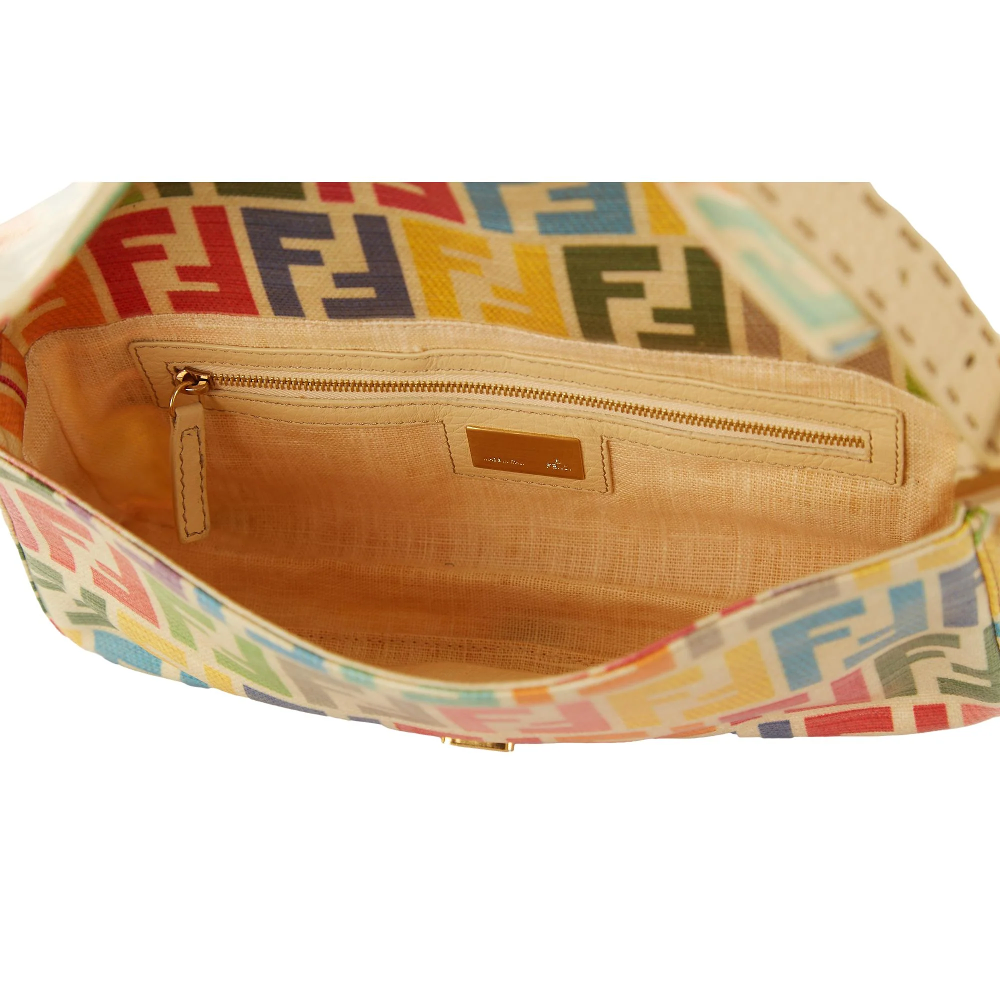 Fendi Multicolor Logo Baguette - Image 4