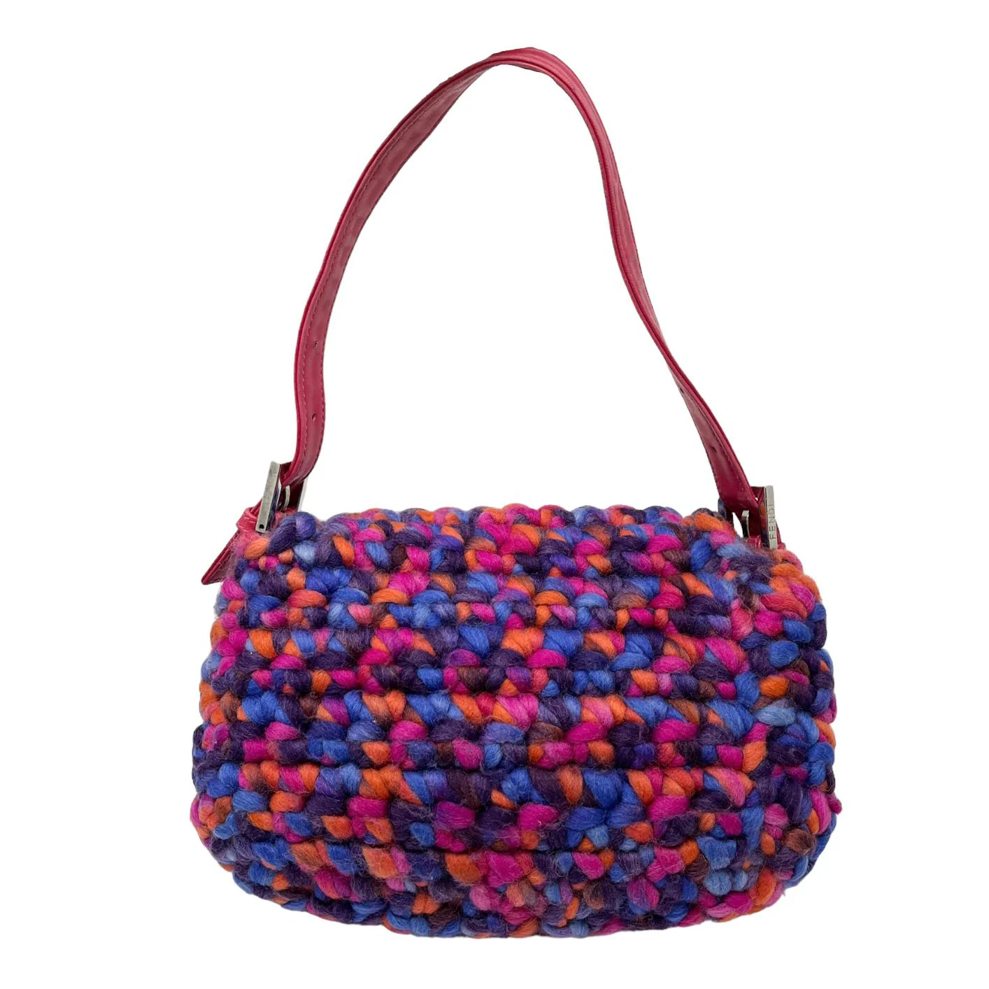 Fendi Multicolor Wool Baguette - Image 2