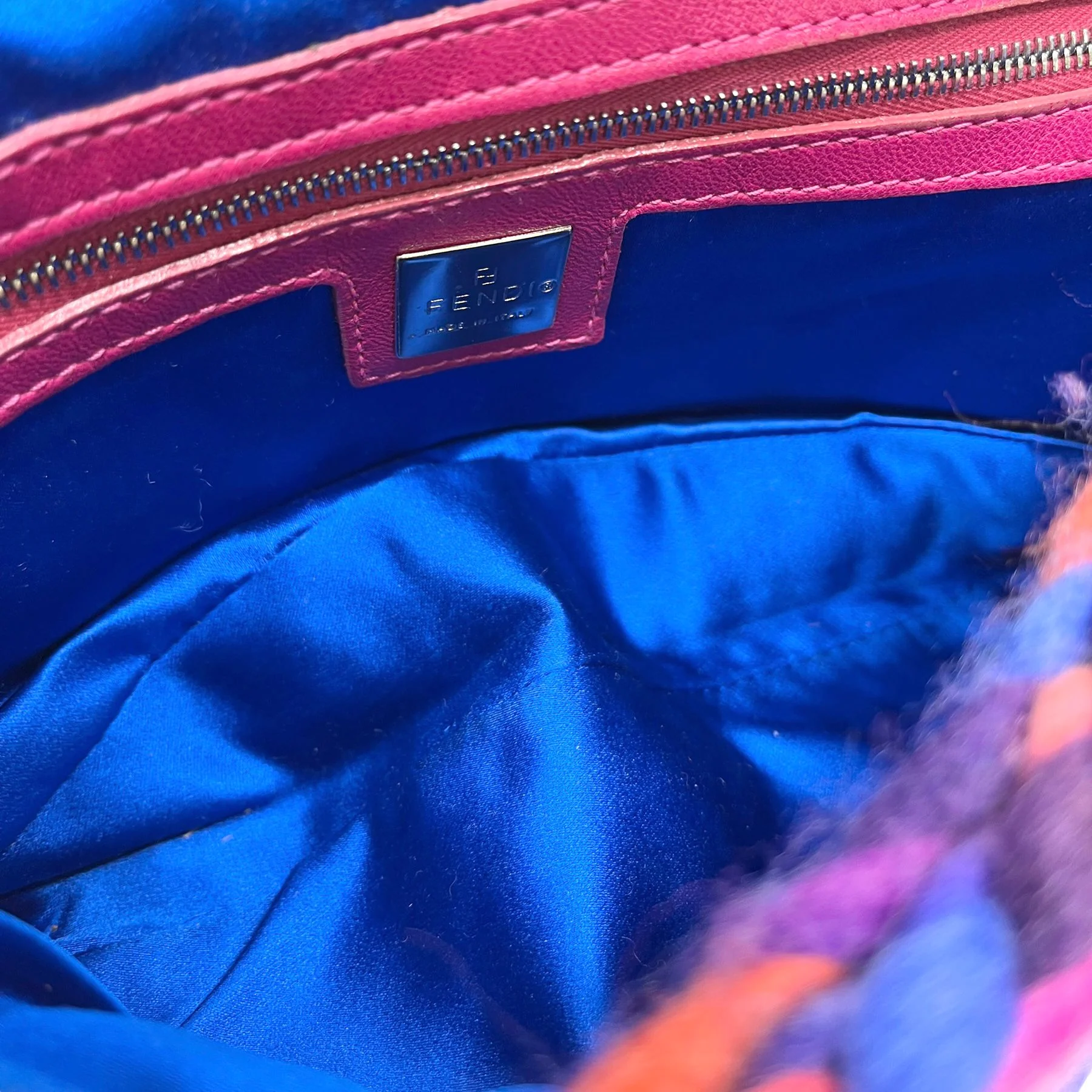 Fendi Multicolor Wool Baguette - Image 3