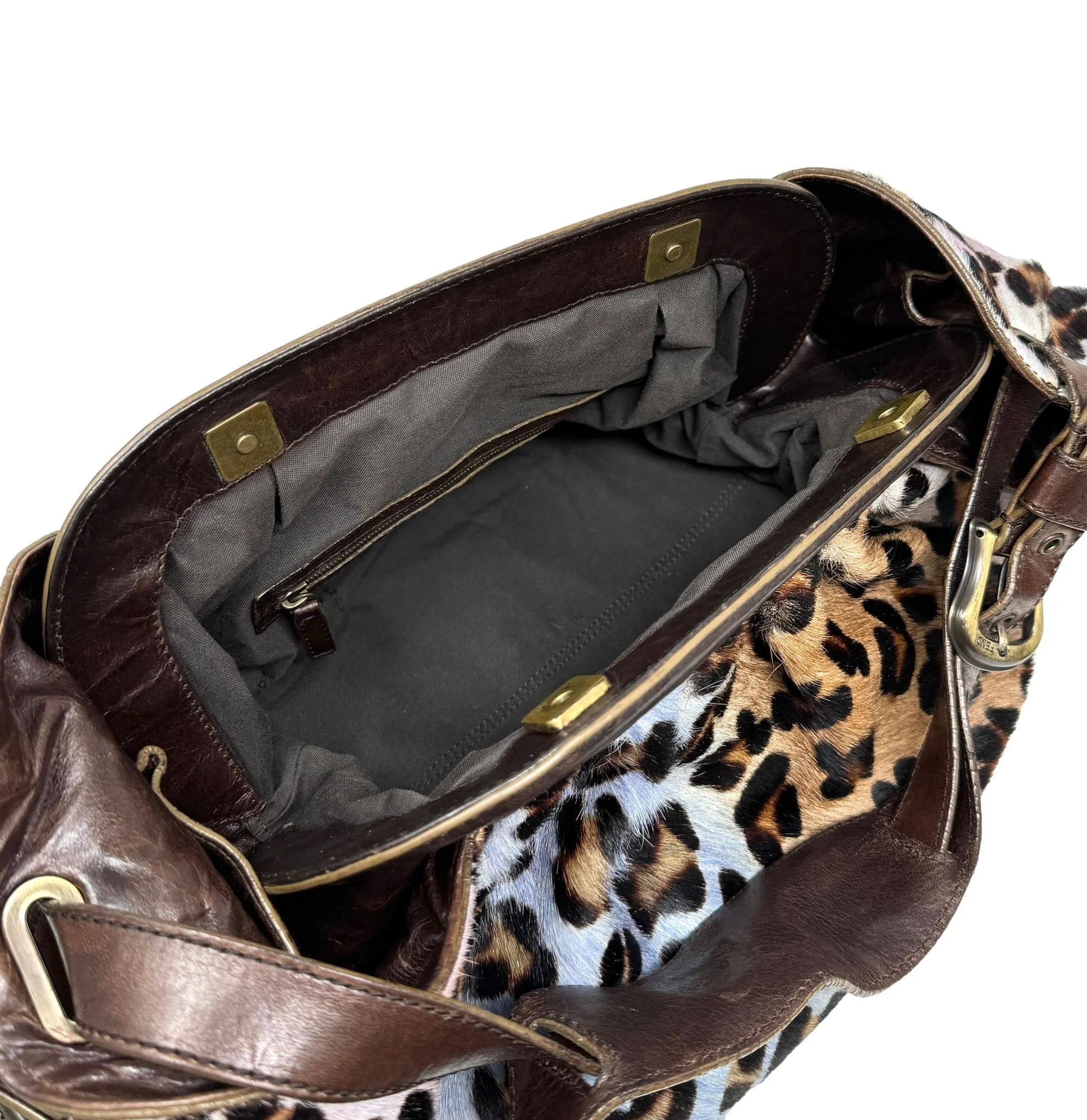 Fendi Multicolor Cheetah Shoulder Bag - Image 3