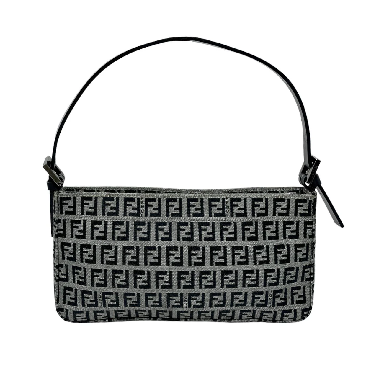Fendi Navy Mini Logo Shoulder Bag