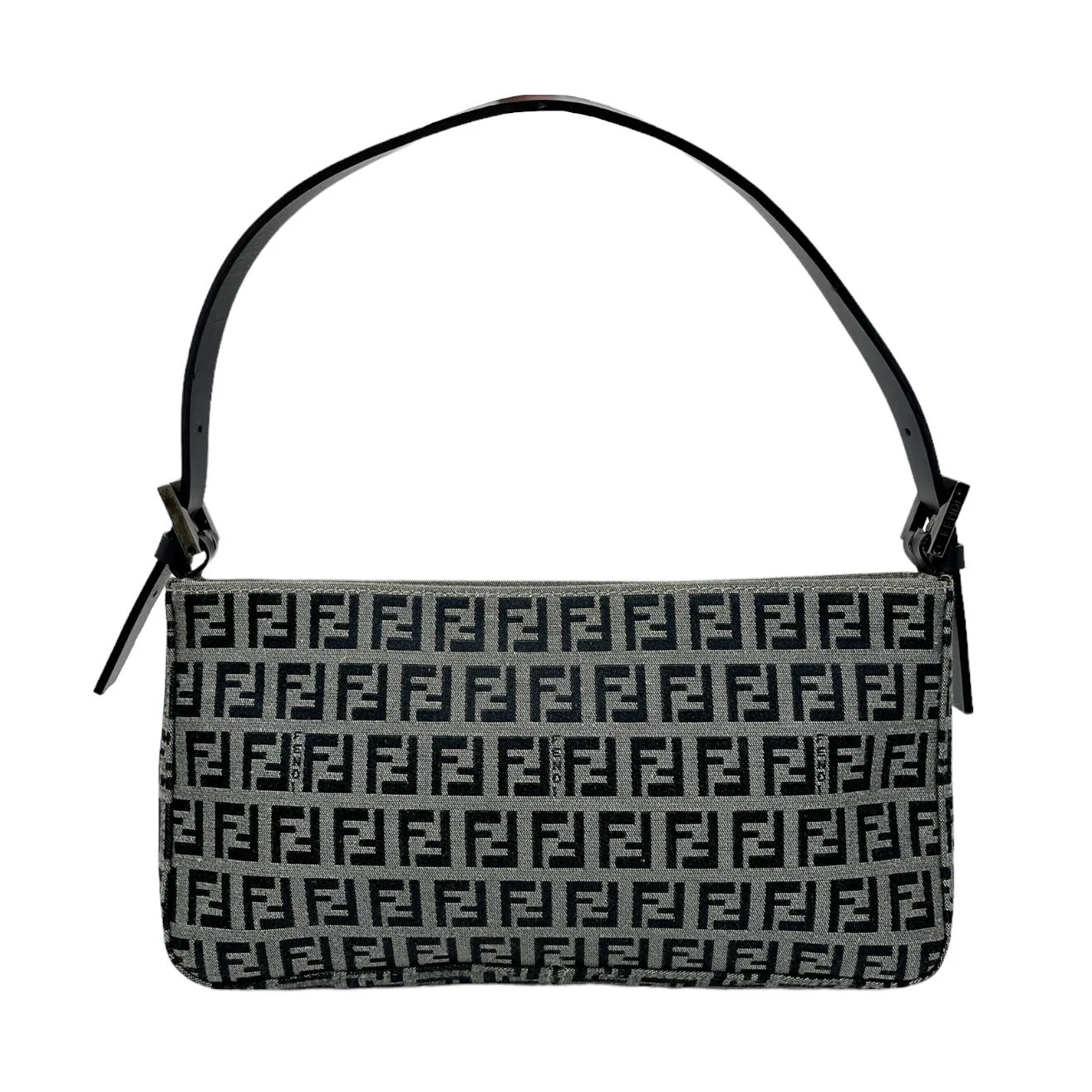 Fendi Navy Mini Logo Shoulder Bag - Image 2