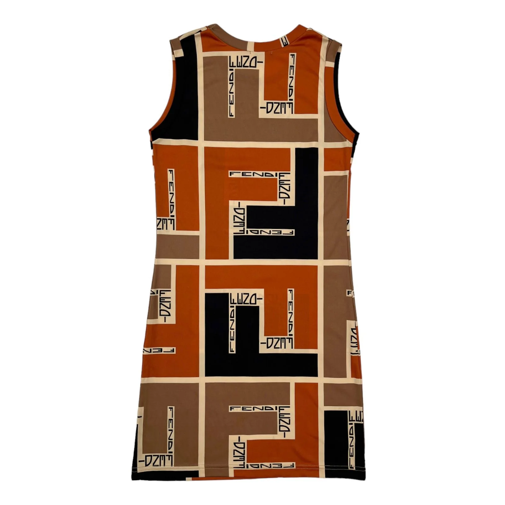 Fendi Orange Logo Dress - Image 2