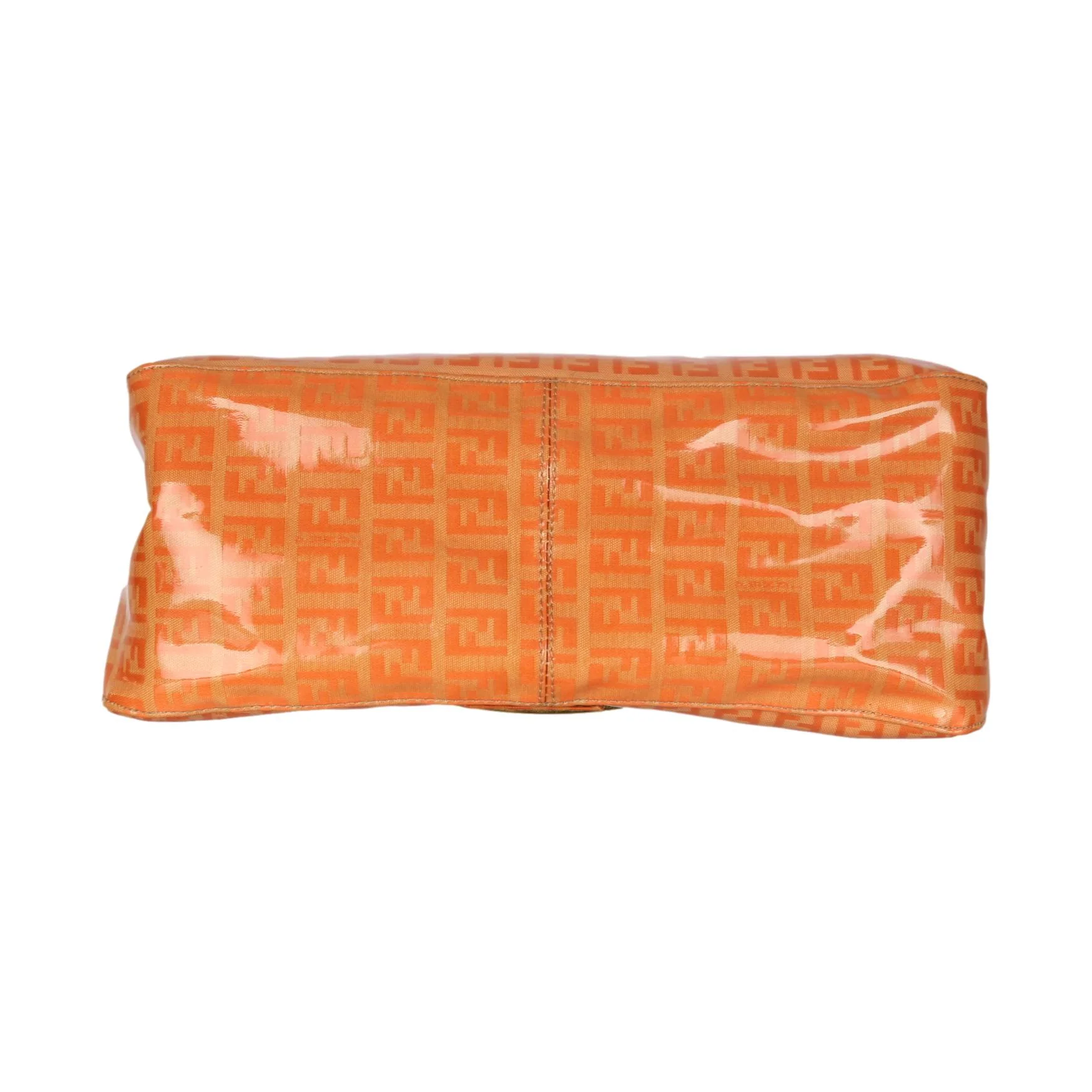 Fendi Orange Logo Baguette - Image 3