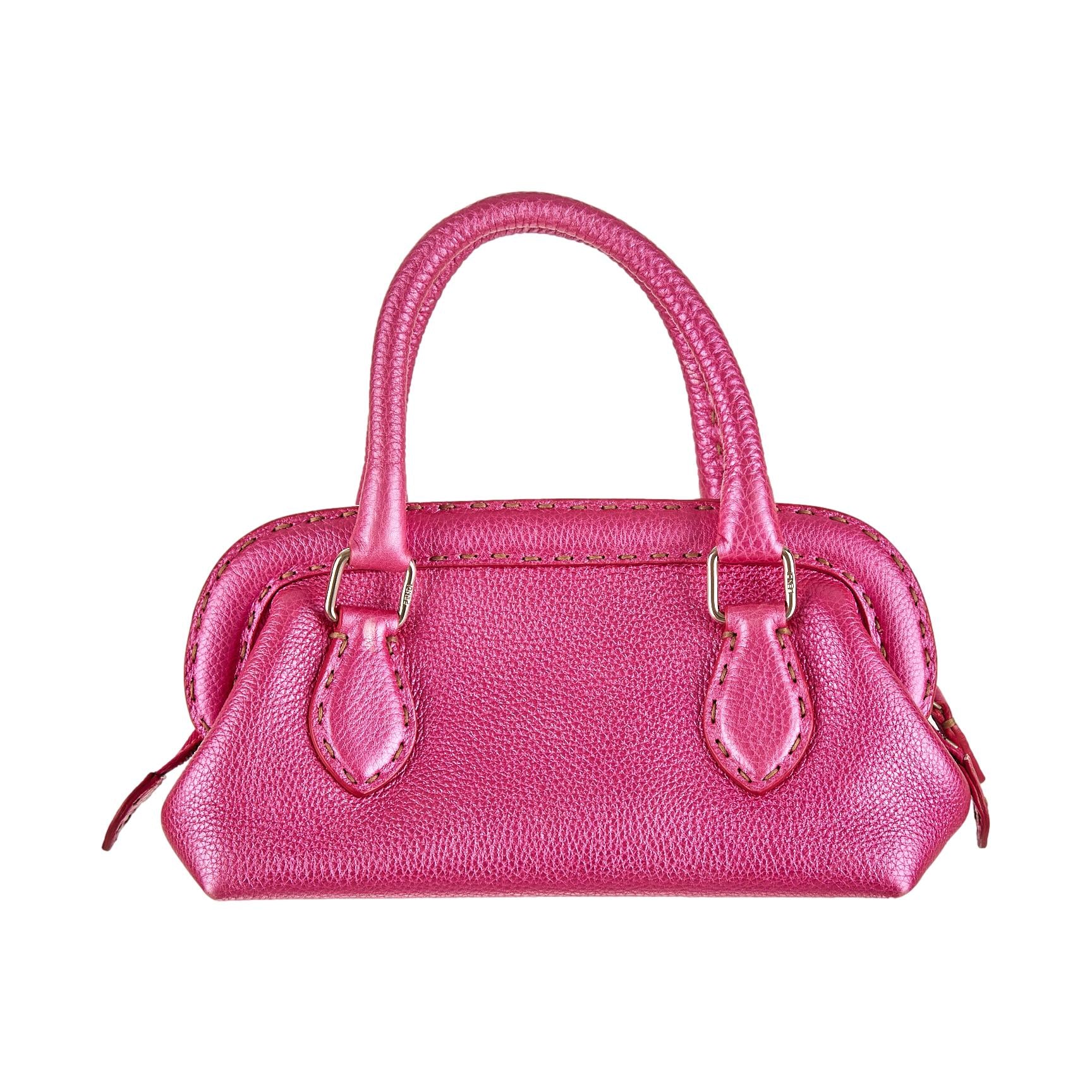 Fendi Pink Butterfly Shoulder Bag - Image 2