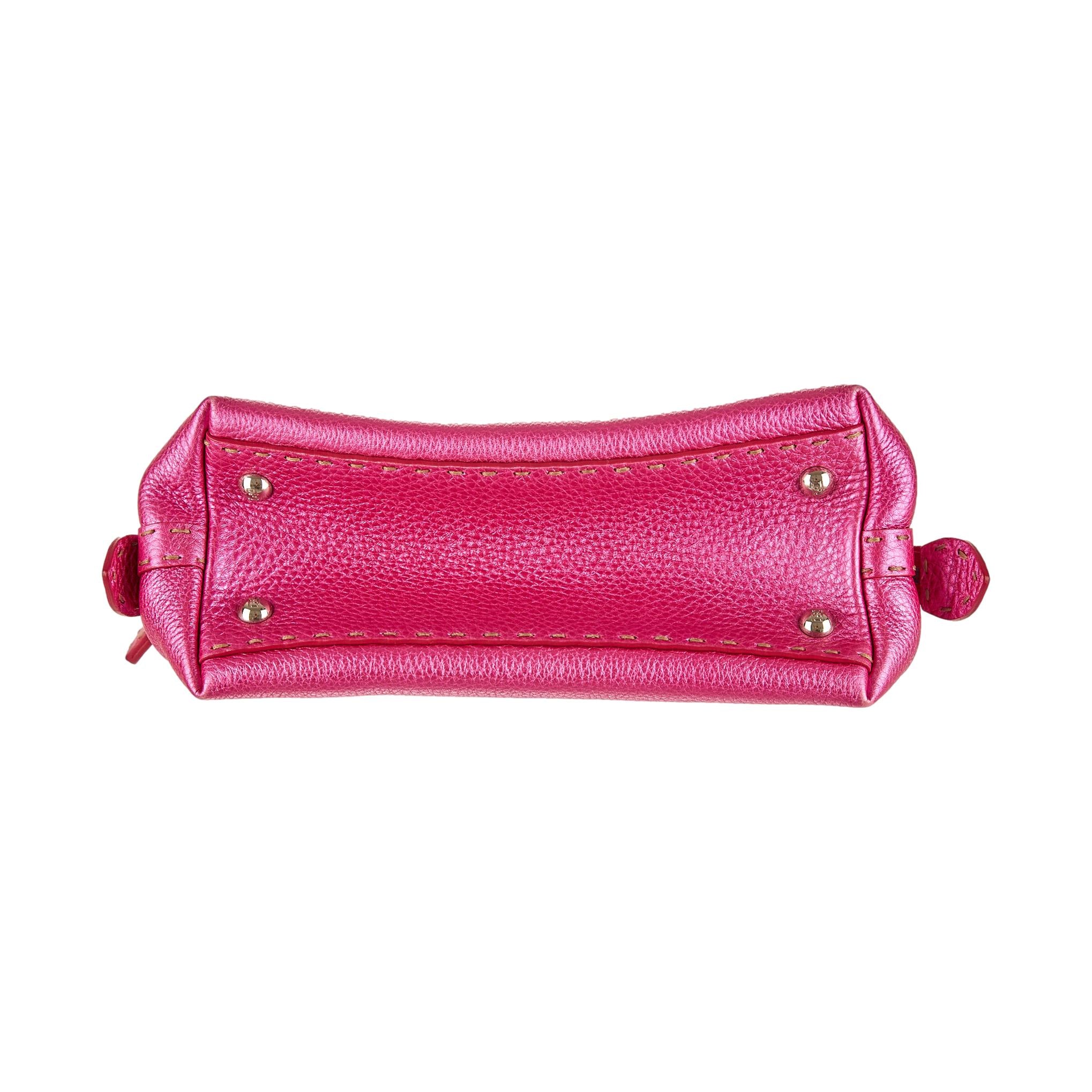 Fendi Pink Butterfly Shoulder Bag - Image 3