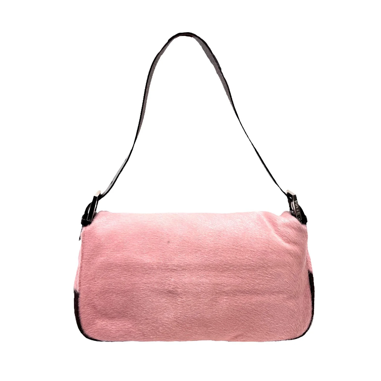 Fendi Pink Cow Print Baguette - Image 2