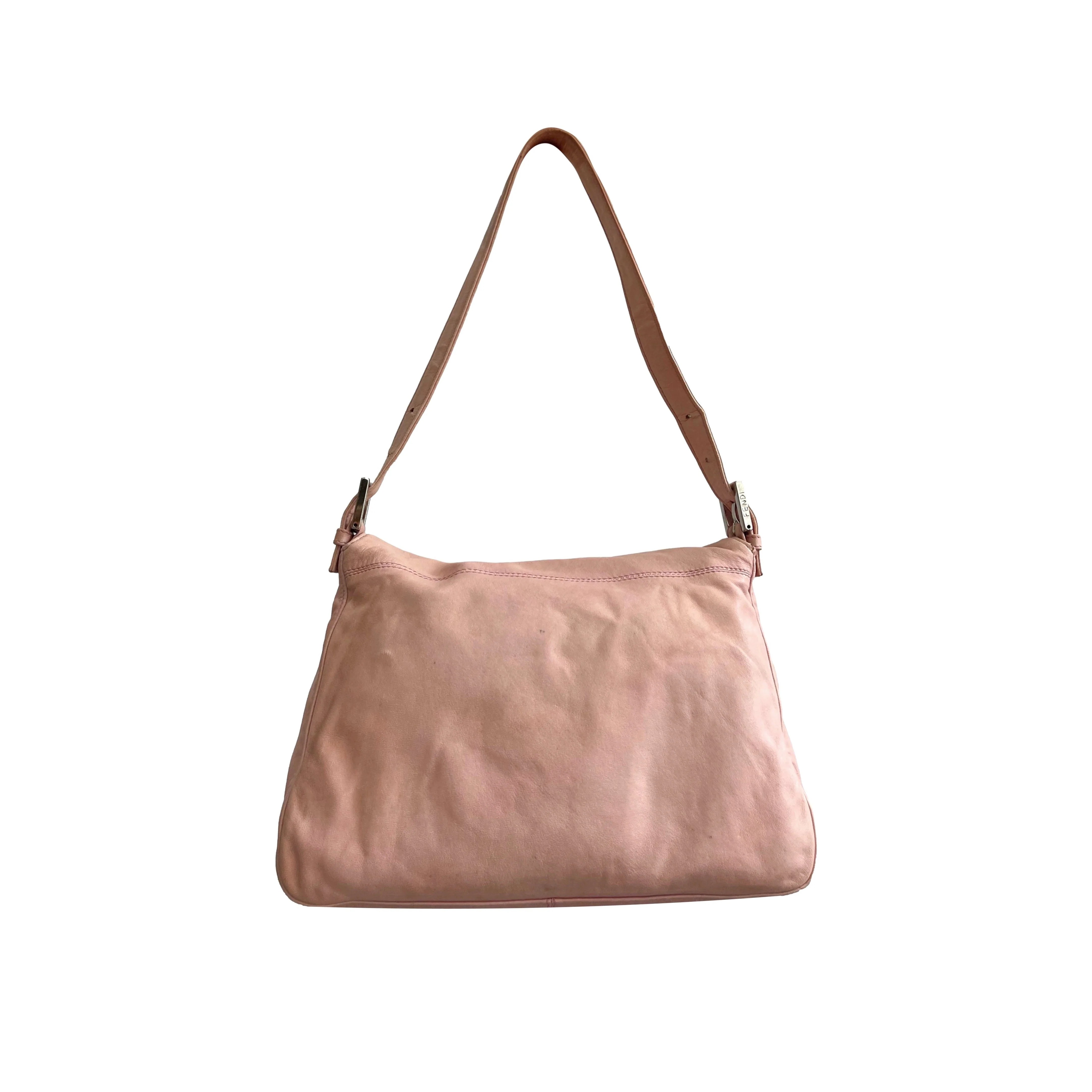 Fendi Pink Logo Shoulder Bag - Image 2