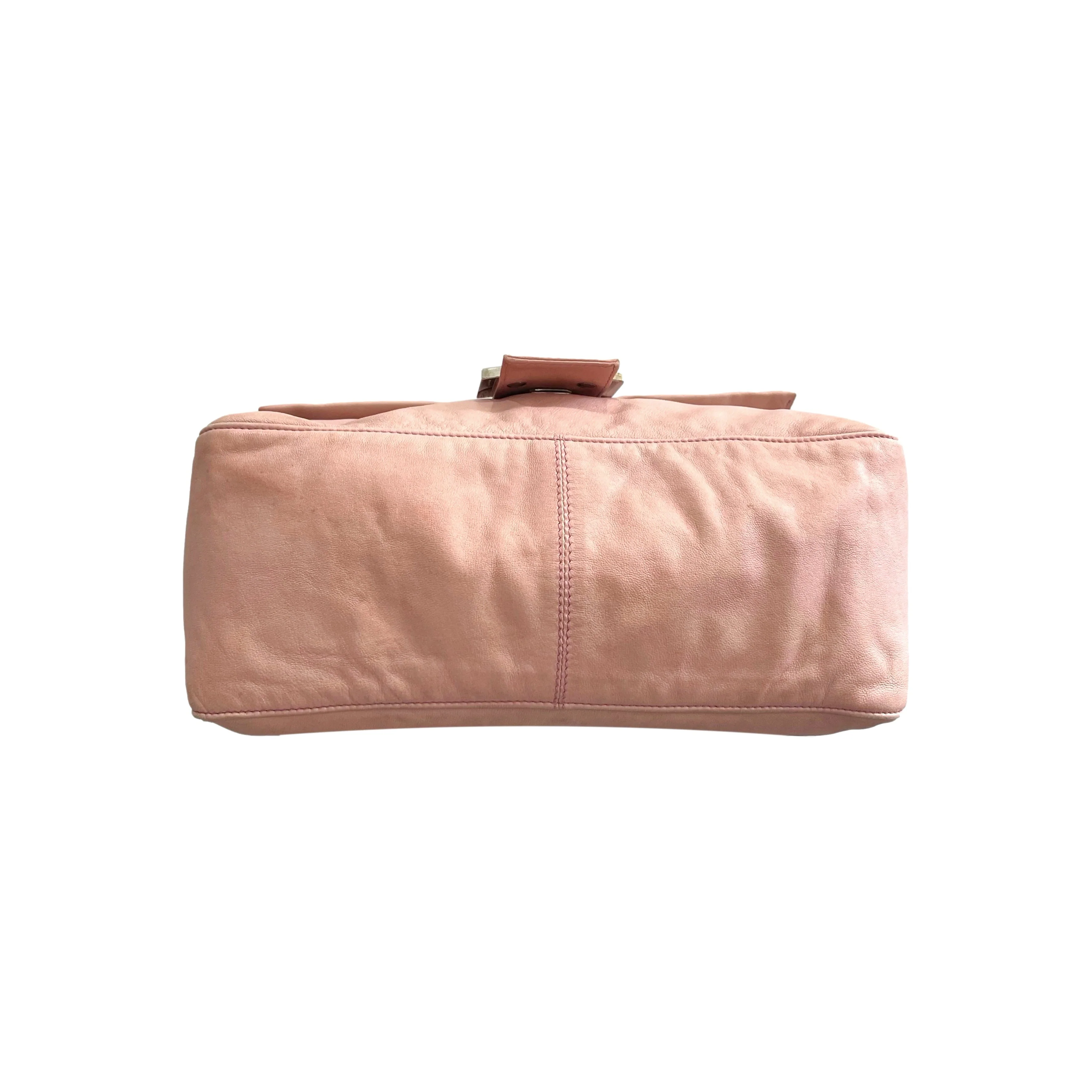 Fendi Pink Logo Shoulder Bag - Image 4