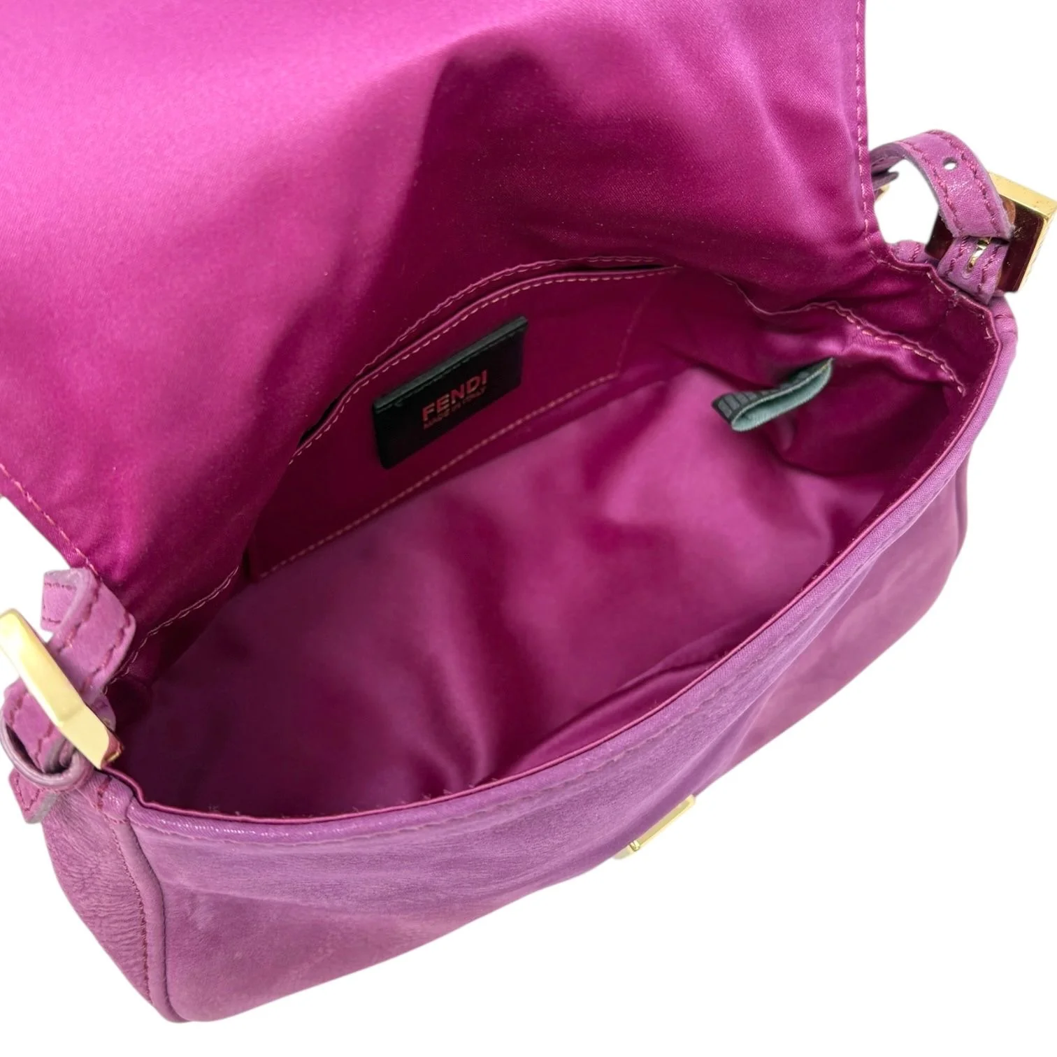 Fendi Pink Mini Baguette Bag - Image 3