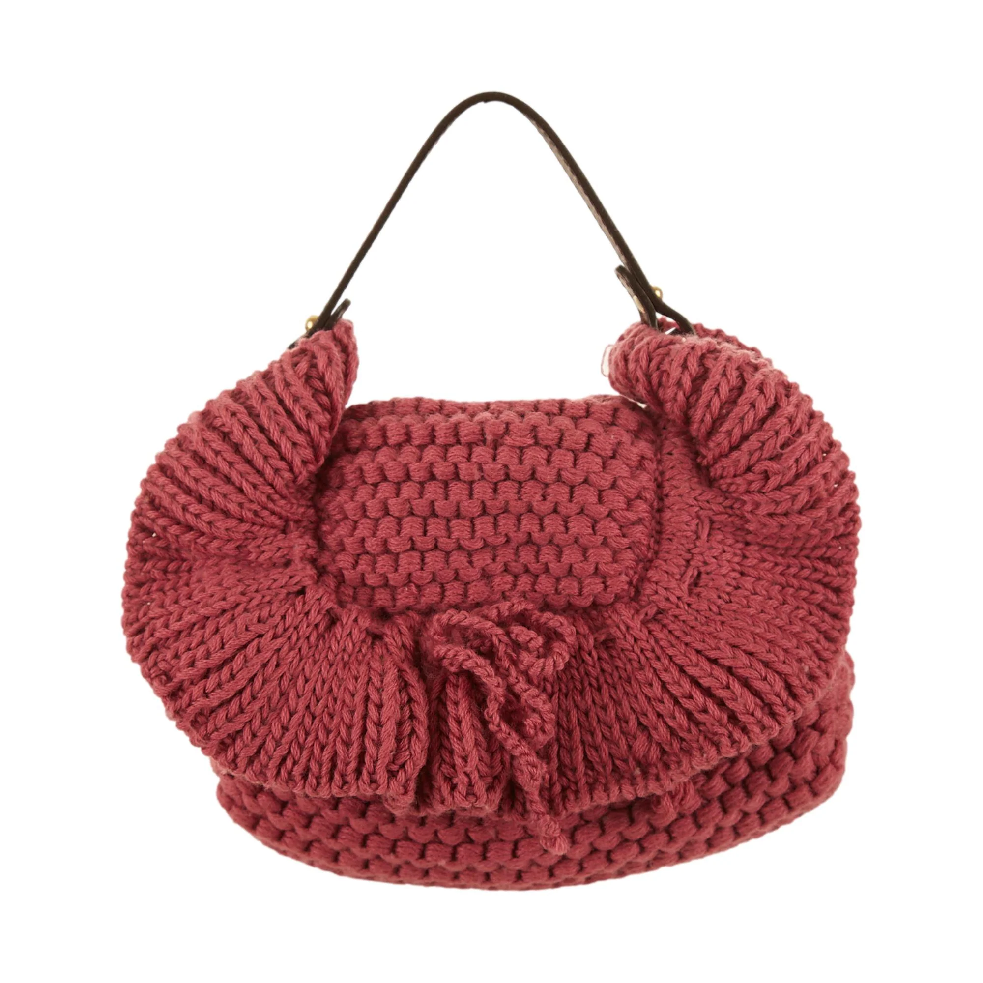 Fendi Pink Mini Crochet Bag - Image 2