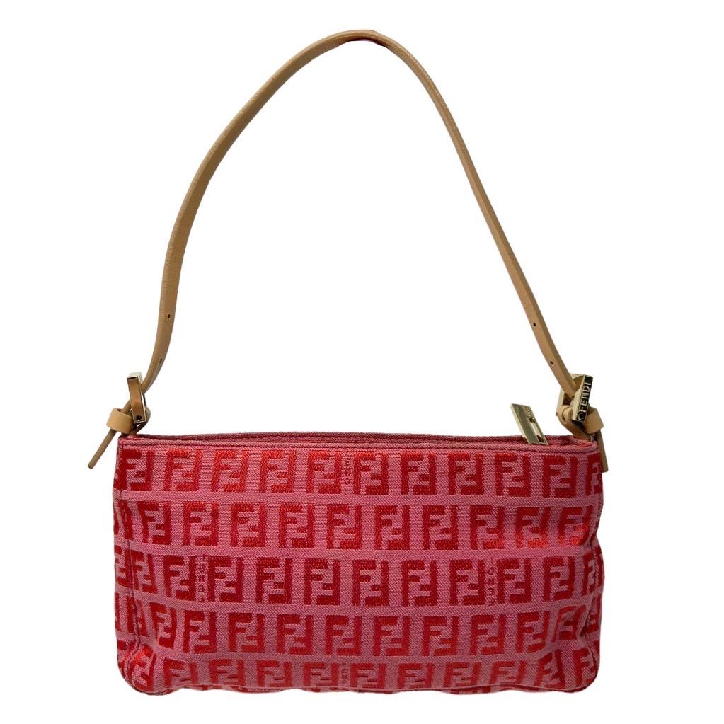 Fendi Pink Monogram Shoulder Bag - Image 2