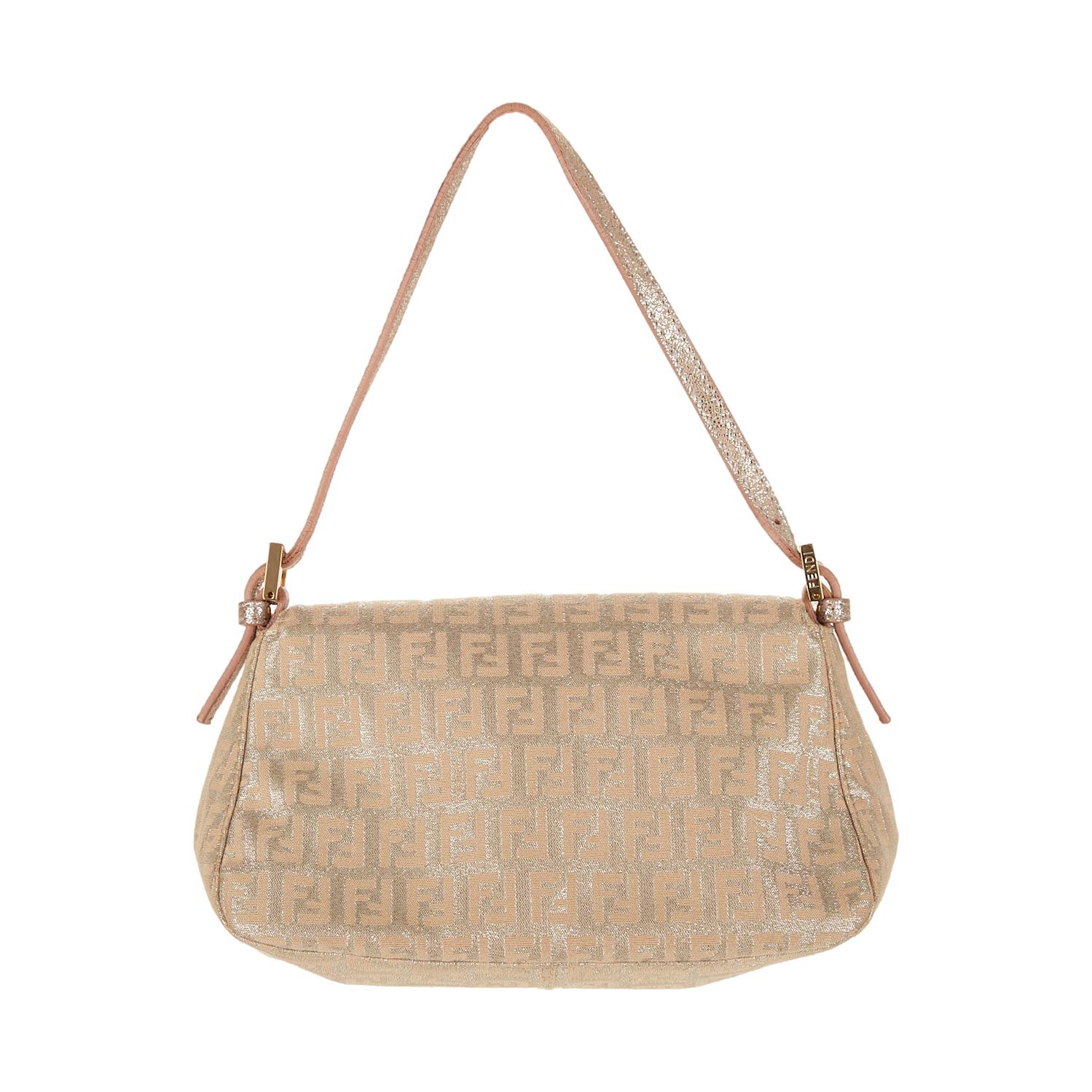Fendi Pink Shimmer Baguette - Image 2