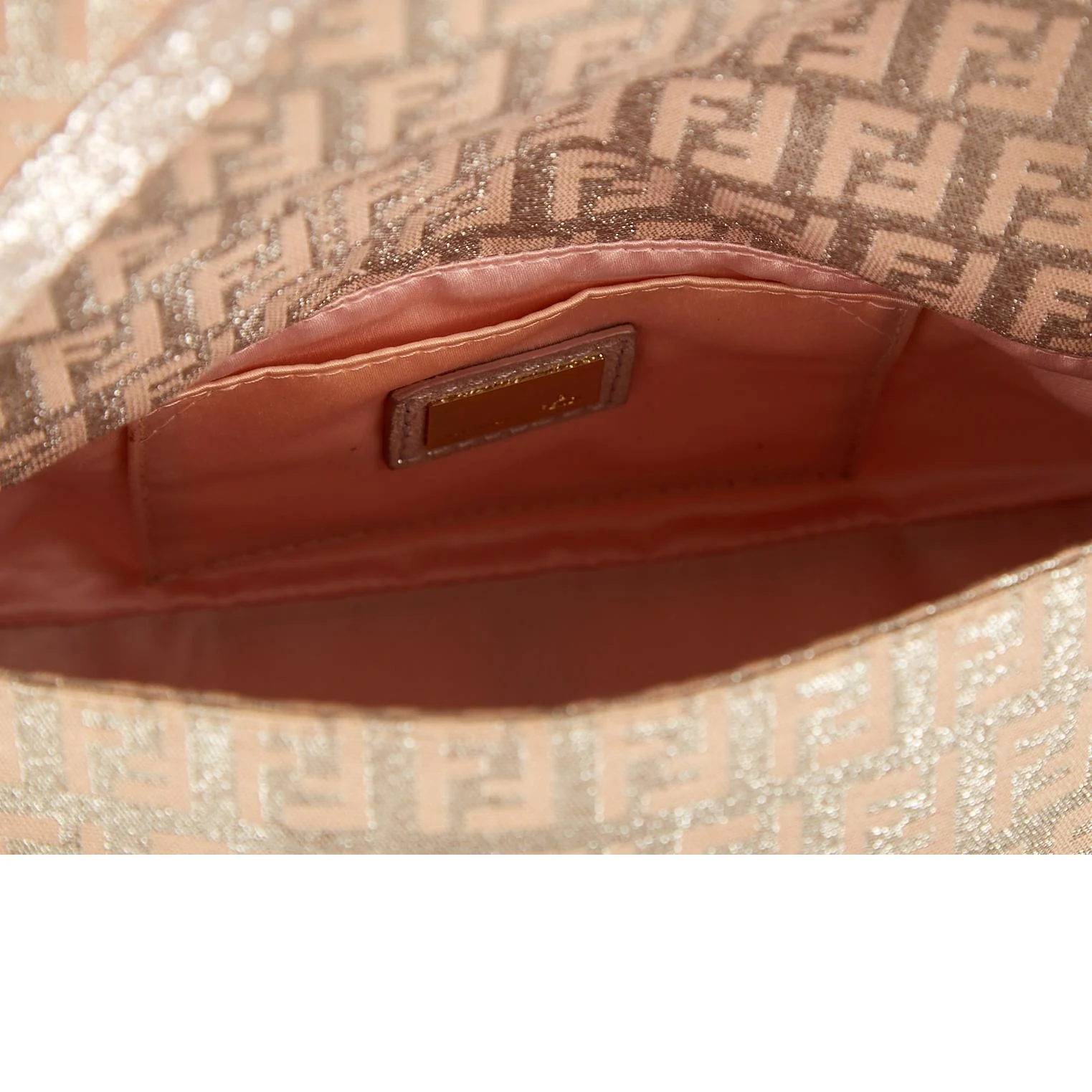 Fendi Pink Shimmer Baguette - Image 4