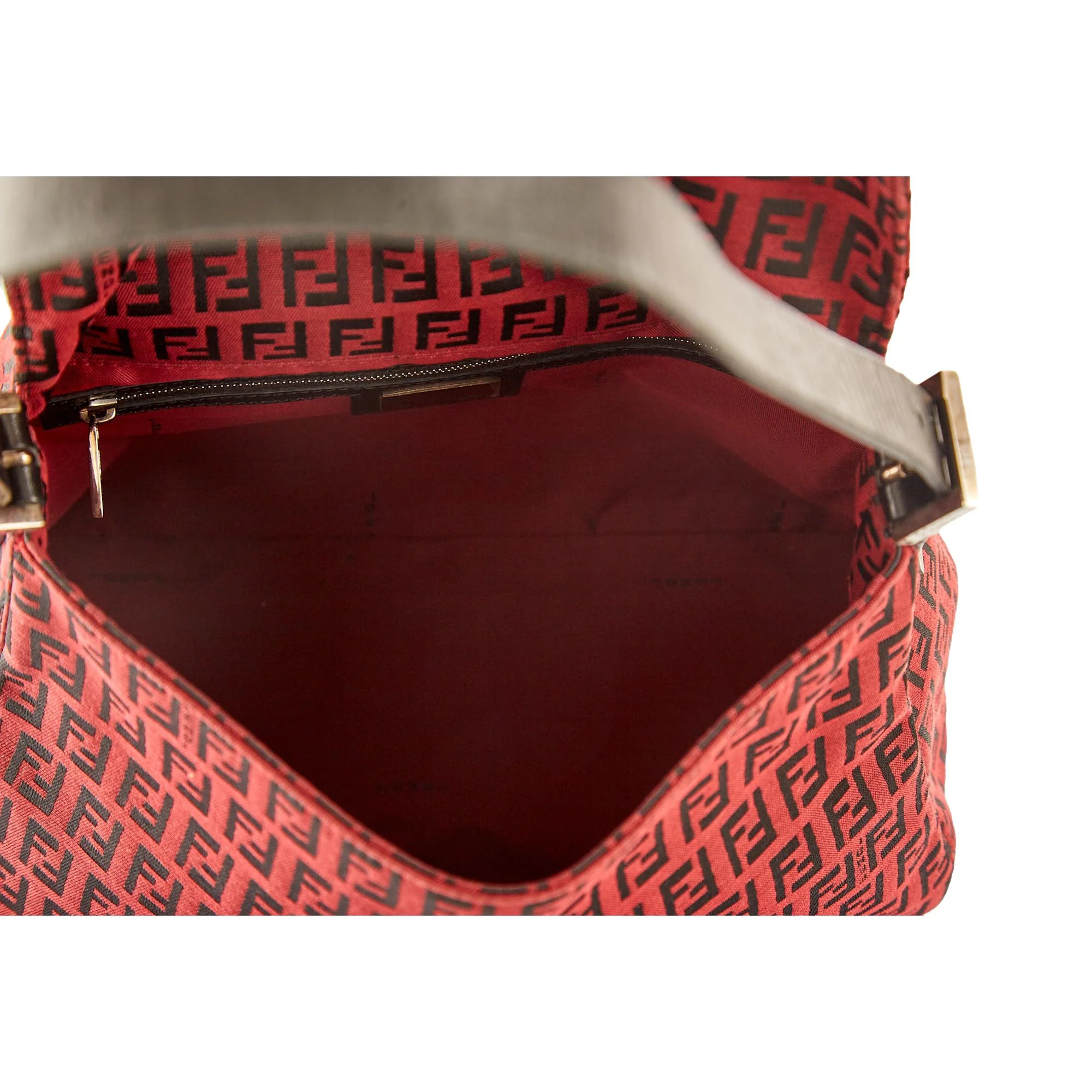 Fendi Red Logo Mama Baguette - Image 4