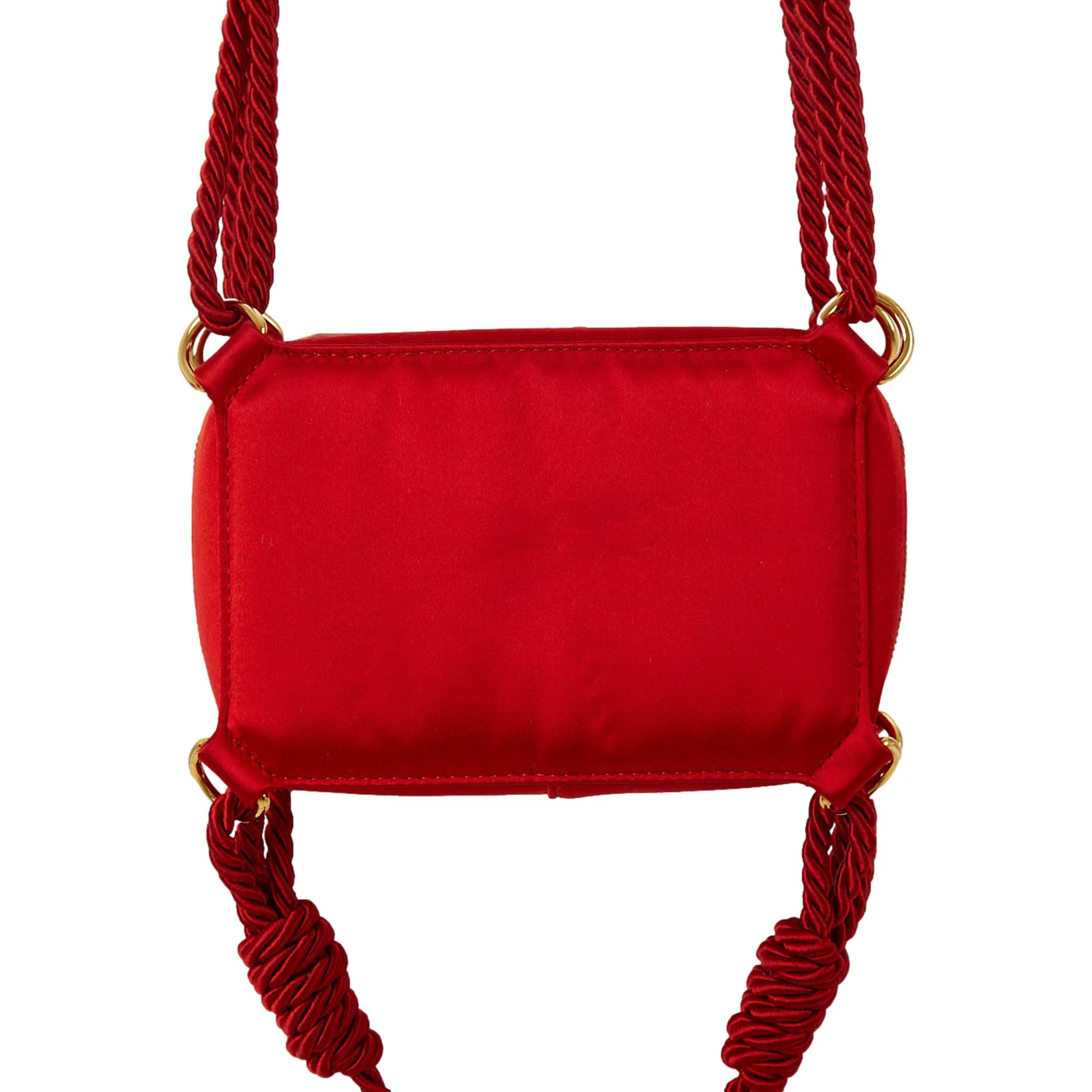 Fendi Red Mini Tassel Bag - Image 3