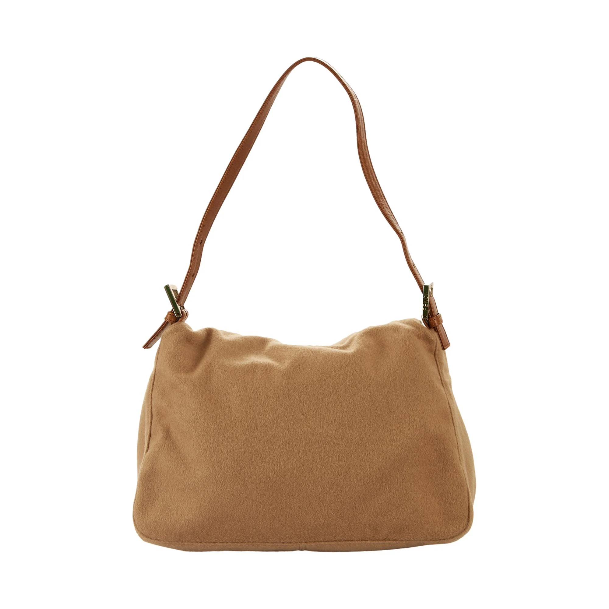 Fendi Tan Felt Mama Baguette - Image 2