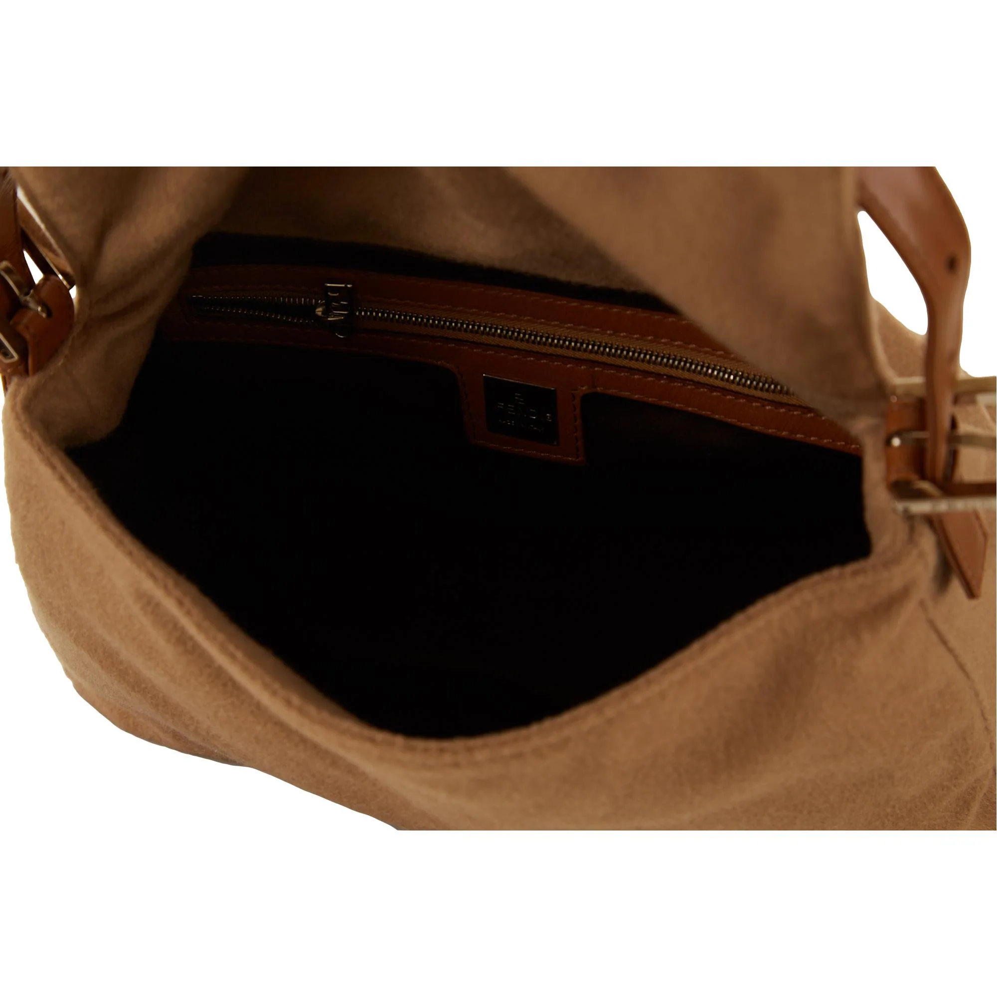 Fendi Tan Felt Mama Baguette - Image 4