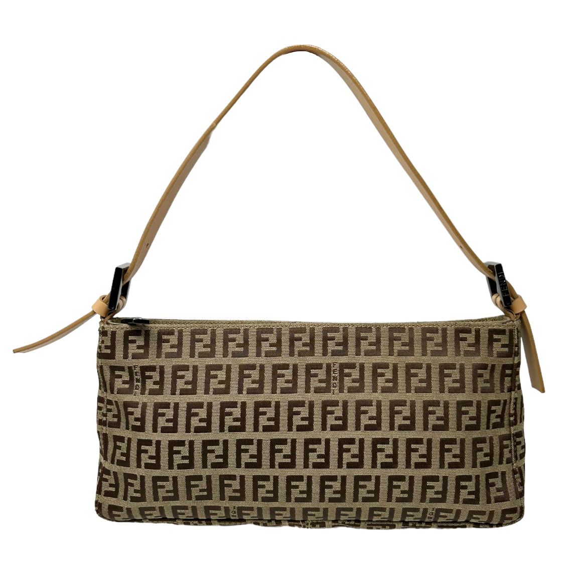 Fendi Tan Logo Mini Shoulder Bag - Image 2