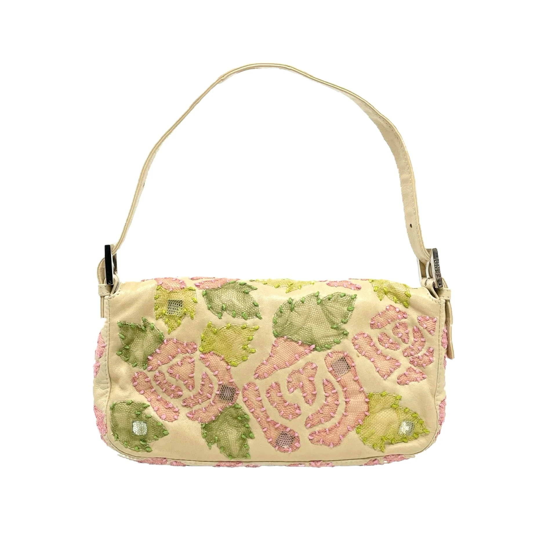 Fendi Tan Rose Baguette - Image 2