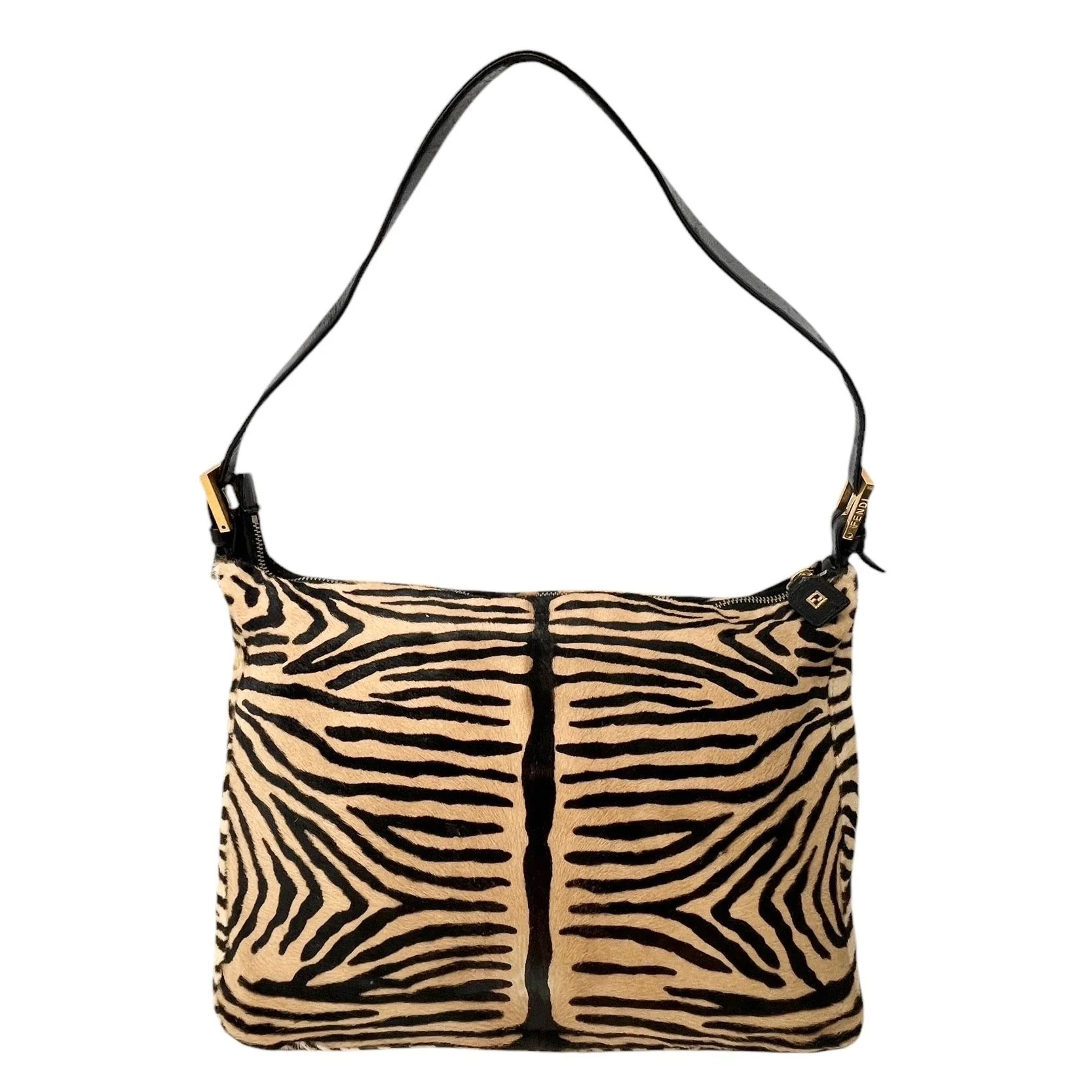 Fendi Tiger Calf Hair Baguette Bag - Image 2