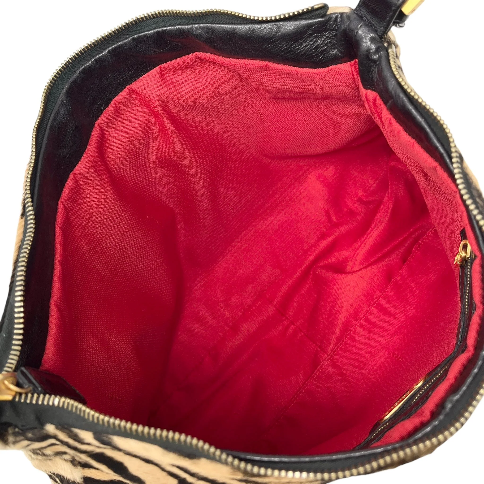 Fendi Tiger Calf Hair Baguette Bag - Image 3