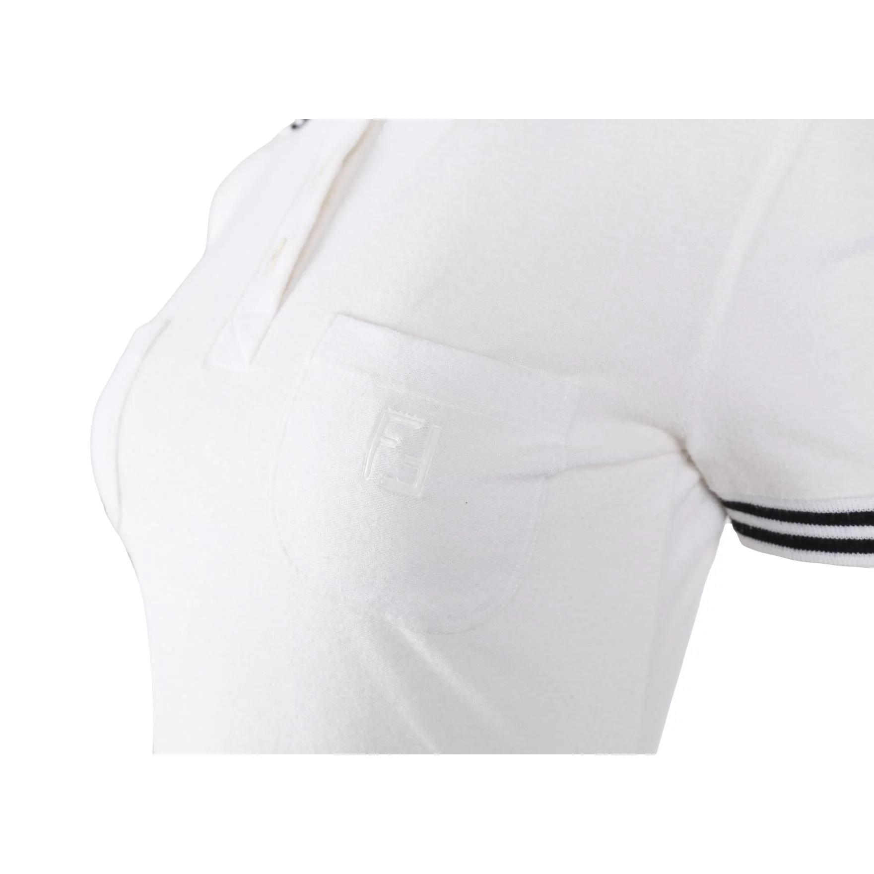 Fendi White Logo Polo Dress - Image 3
