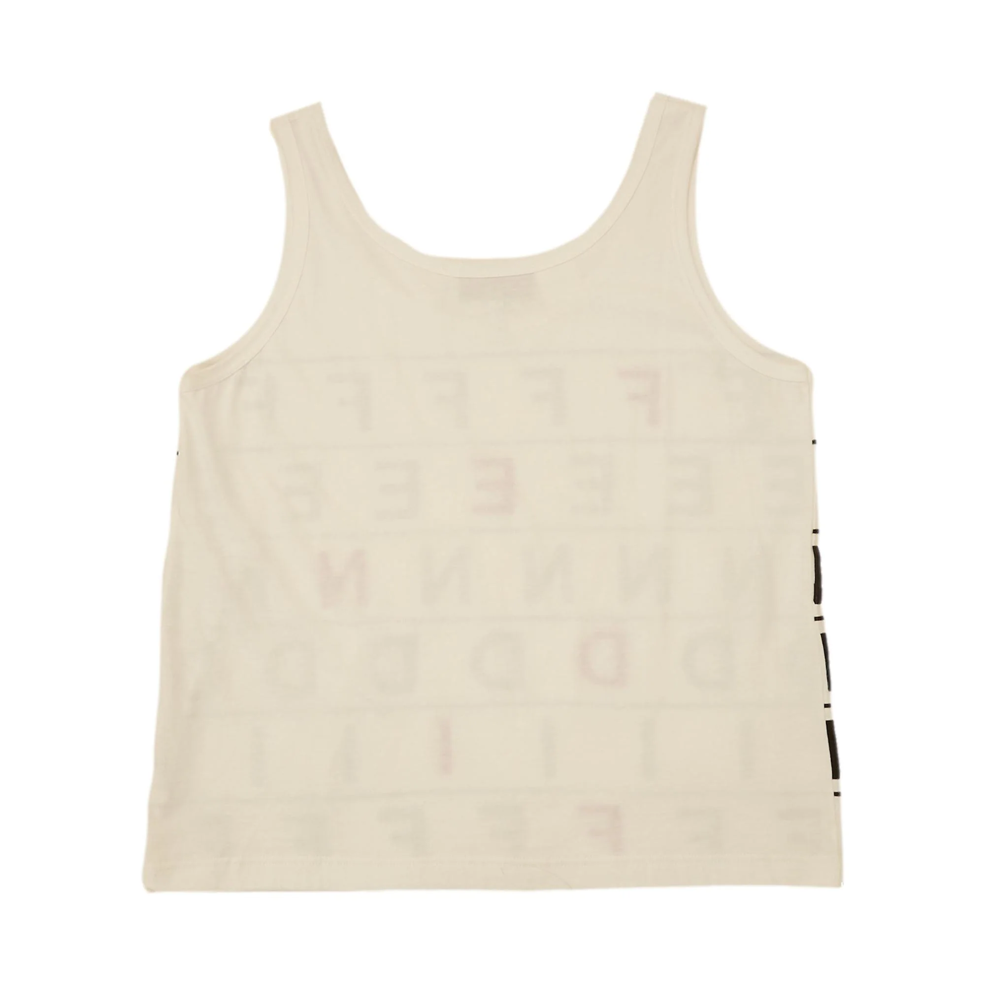 Fendi White Logo Tank - Image 2