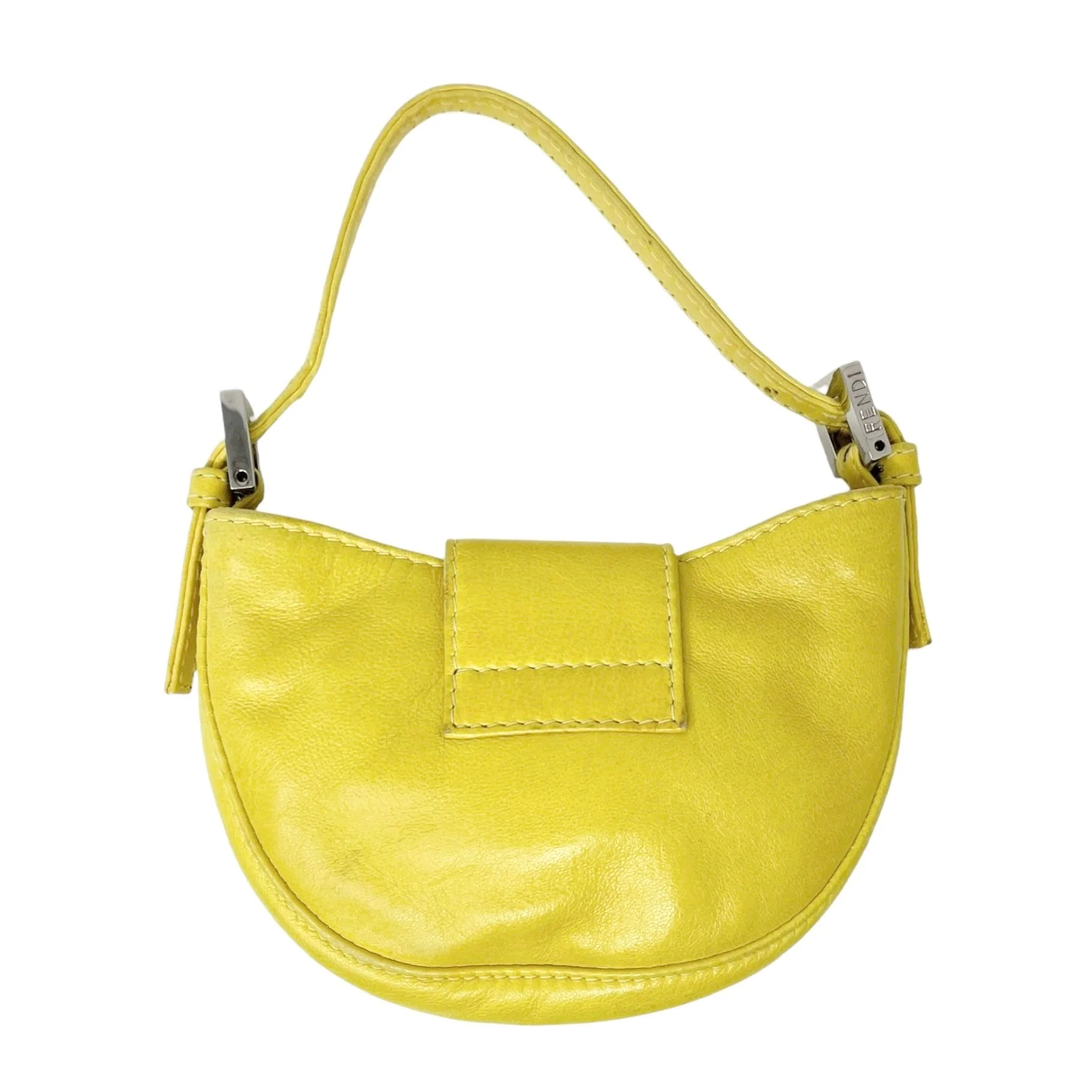 Fendi Yellow Mini Croissant - Image 2
