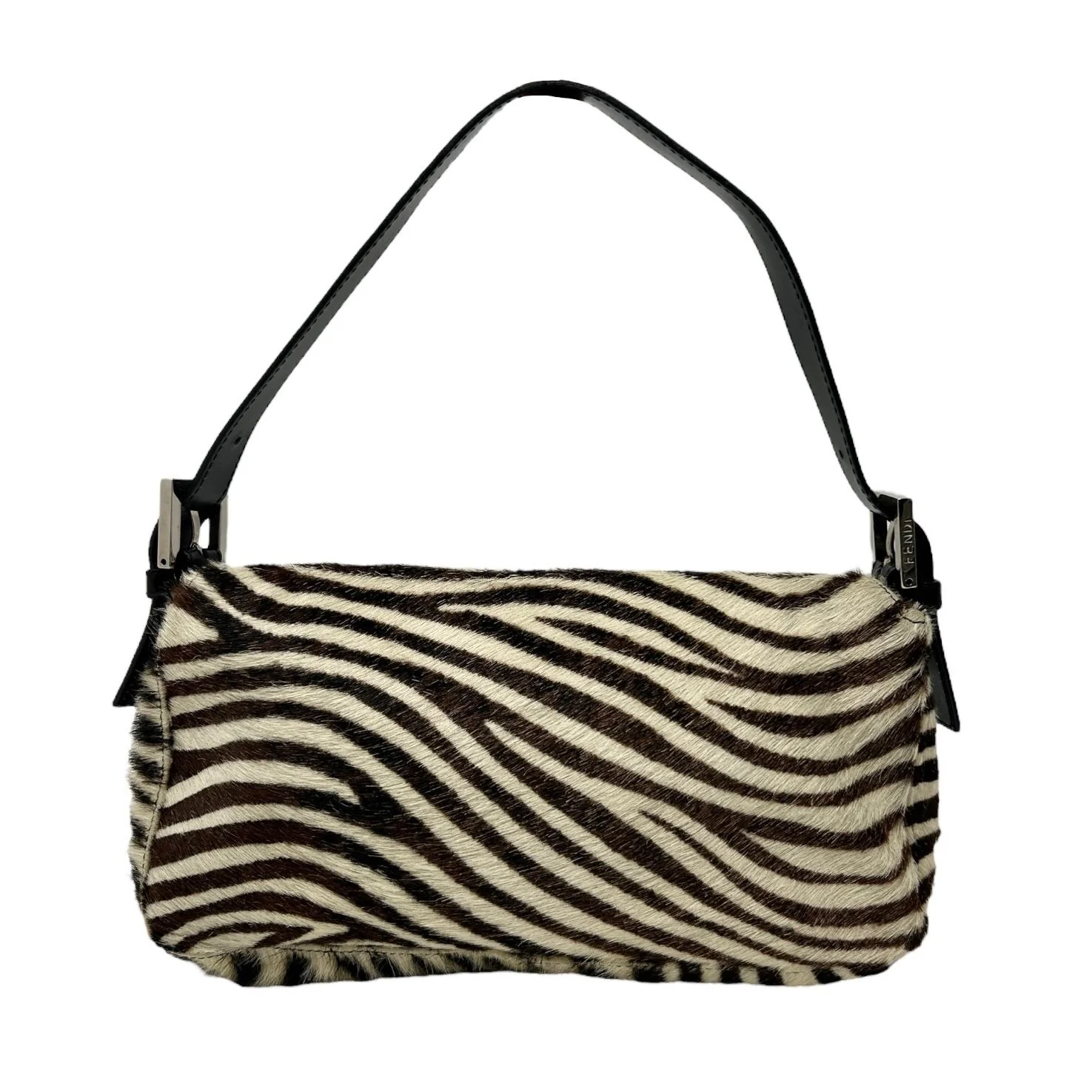 Fendi Zebra Calfhair Baguette Bag - Image 2