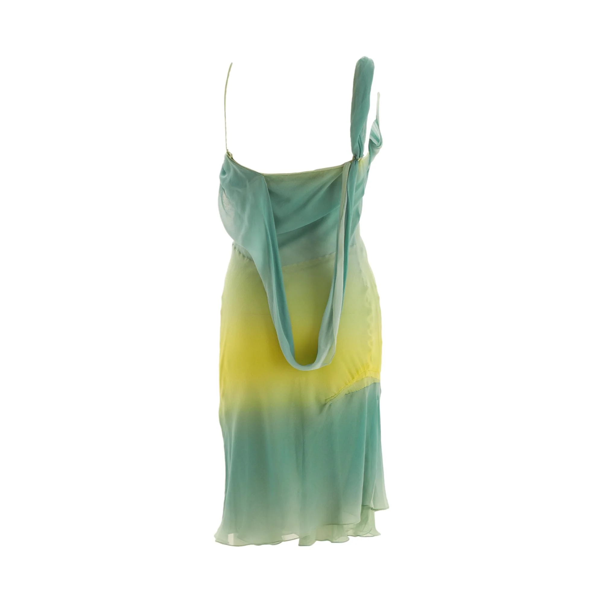 Galliano Multicolor Silk Dress - Image 4
